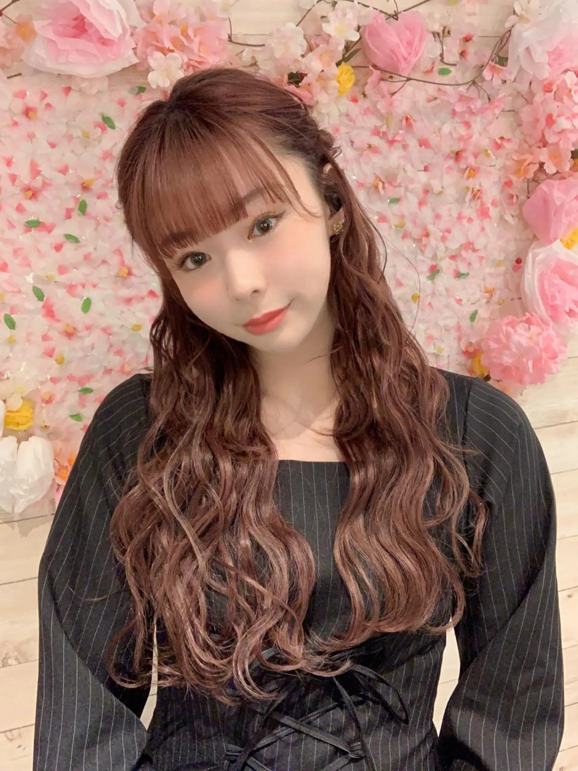 ロング ヘアアレンジ ヘアメイク エンカレッジのヘアスタイル