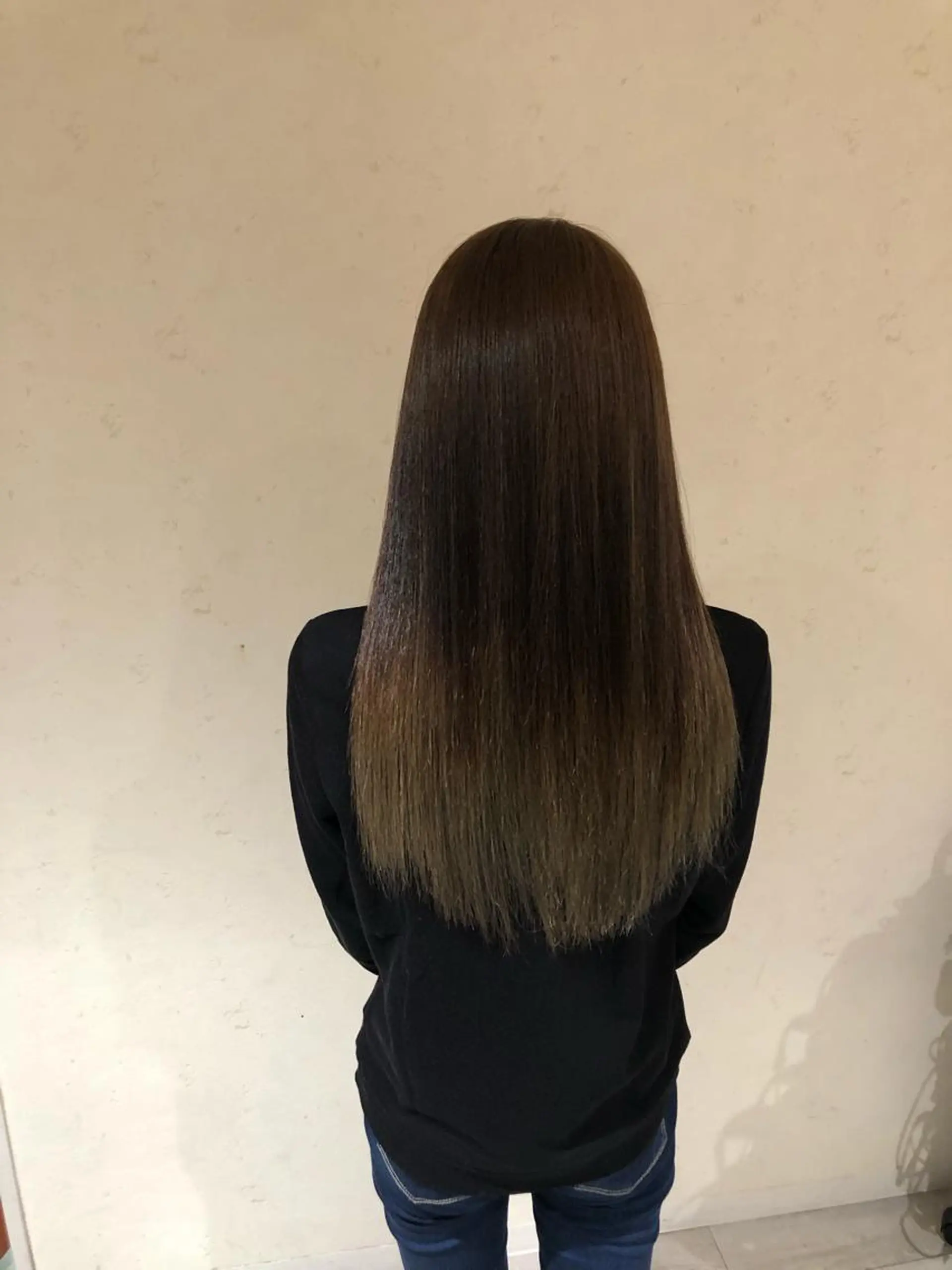 ロング カラー 小島嵩人 縮毛矯正 髪質改善のヘアスタイル