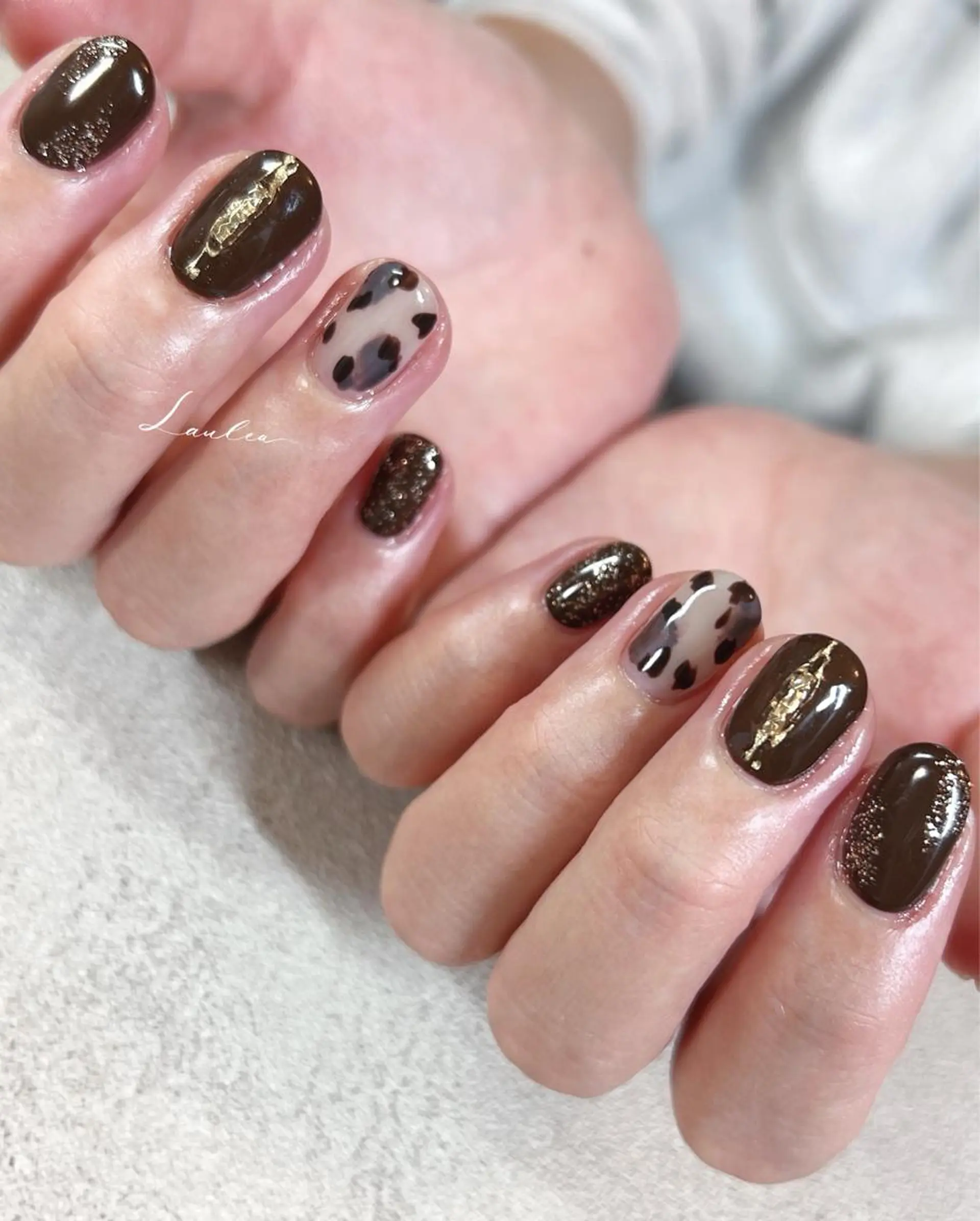 ネイル フットネイル 韓国ネイル ハンドネイル nail salon Lauleaのネイルデザイン