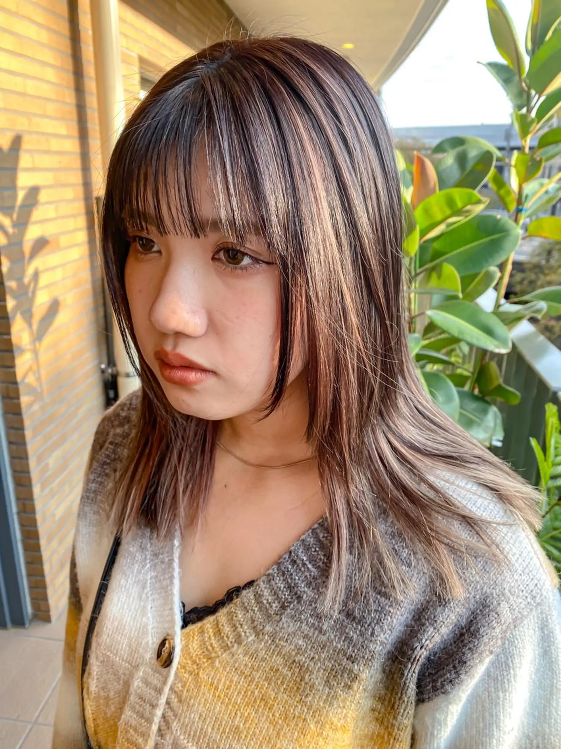 ロング 🩵縮毛矯正/ブリー チ/髪質改善/いつかのヘアスタイル