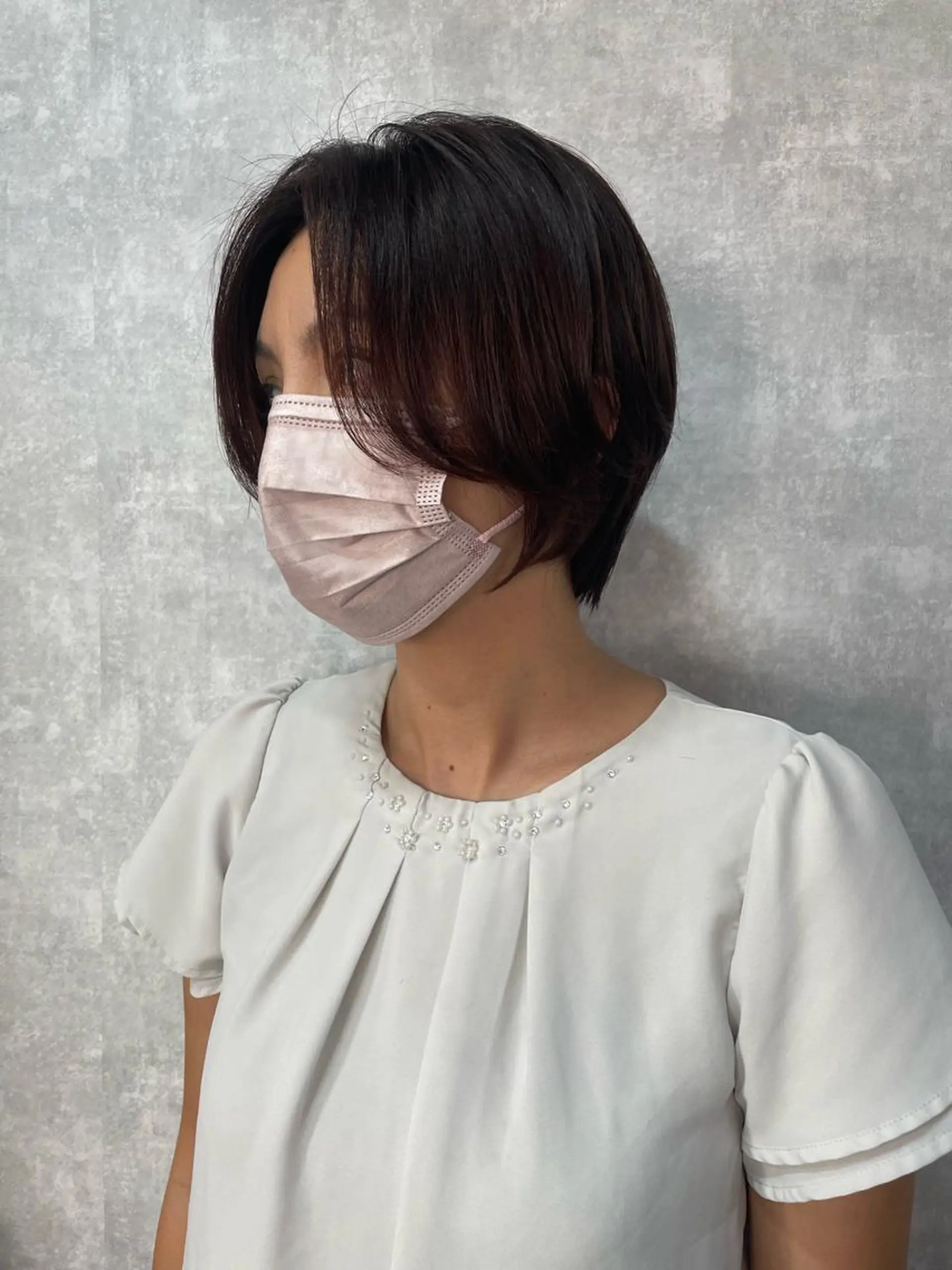 ショート 切りっぱなしボブ ショートボブ ハンサムショート 丸みショート アッシュ C’LD hair produce /シールドヘア所属・モテ髪/ボブ/ショー ト/アダチフウトのヘアスタイル