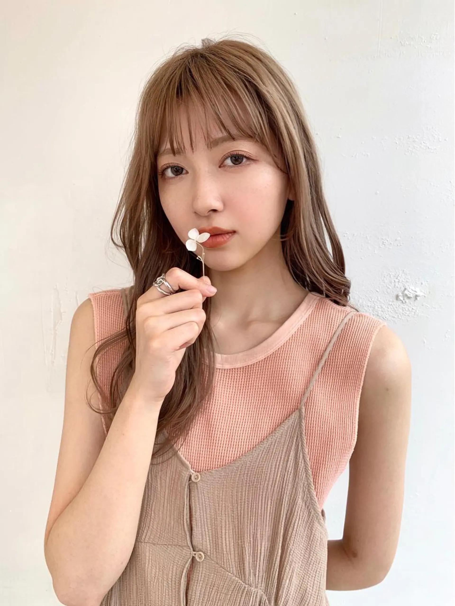 ロング カラー ヘアカラー トリートメント Sana / 韓国ヘア / カラーのヘアスタイル