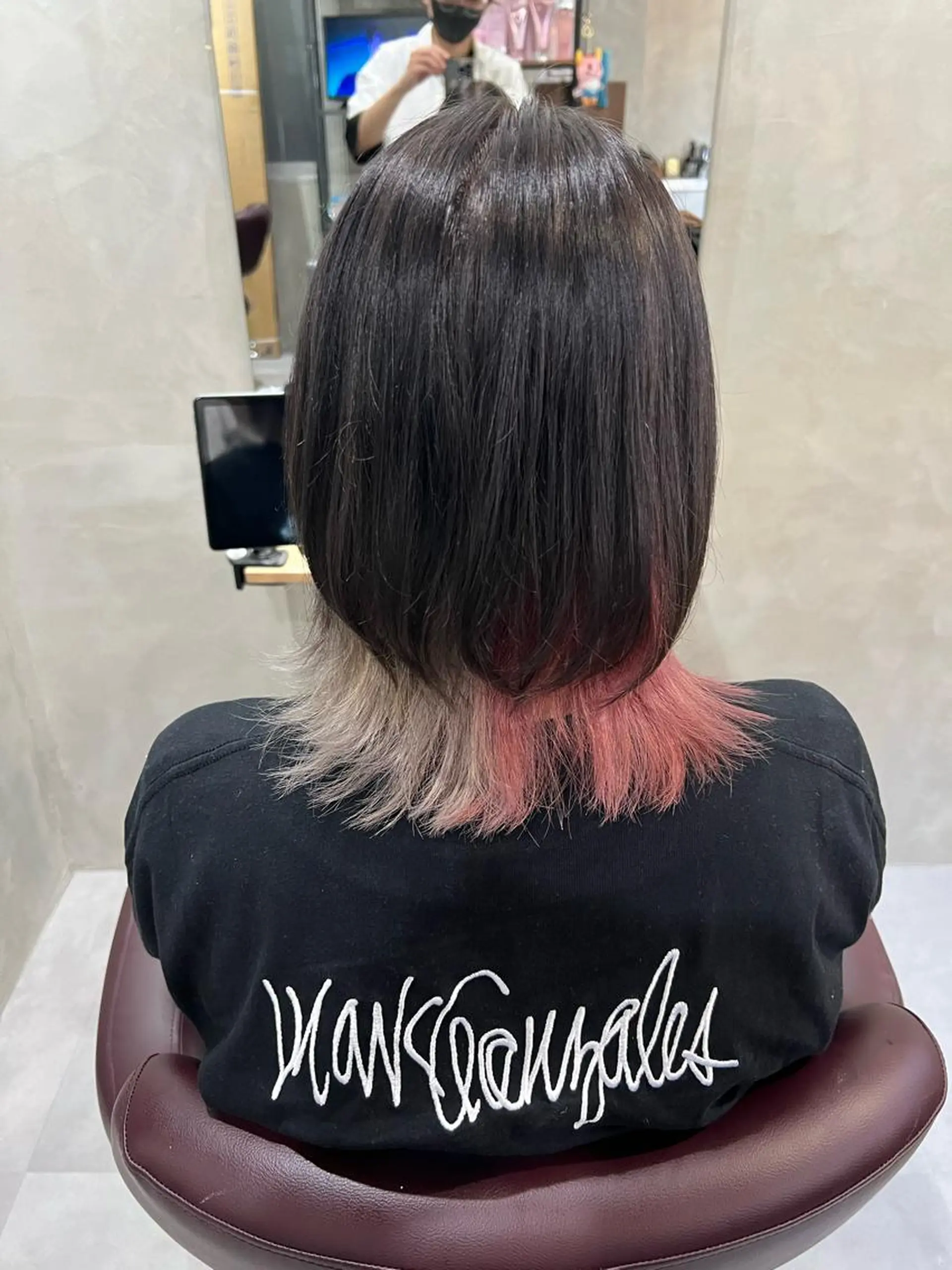 セミロング ヘアカラー トリートメント インナーカラー🦔 🐾KEISUKEのヘアスタイル