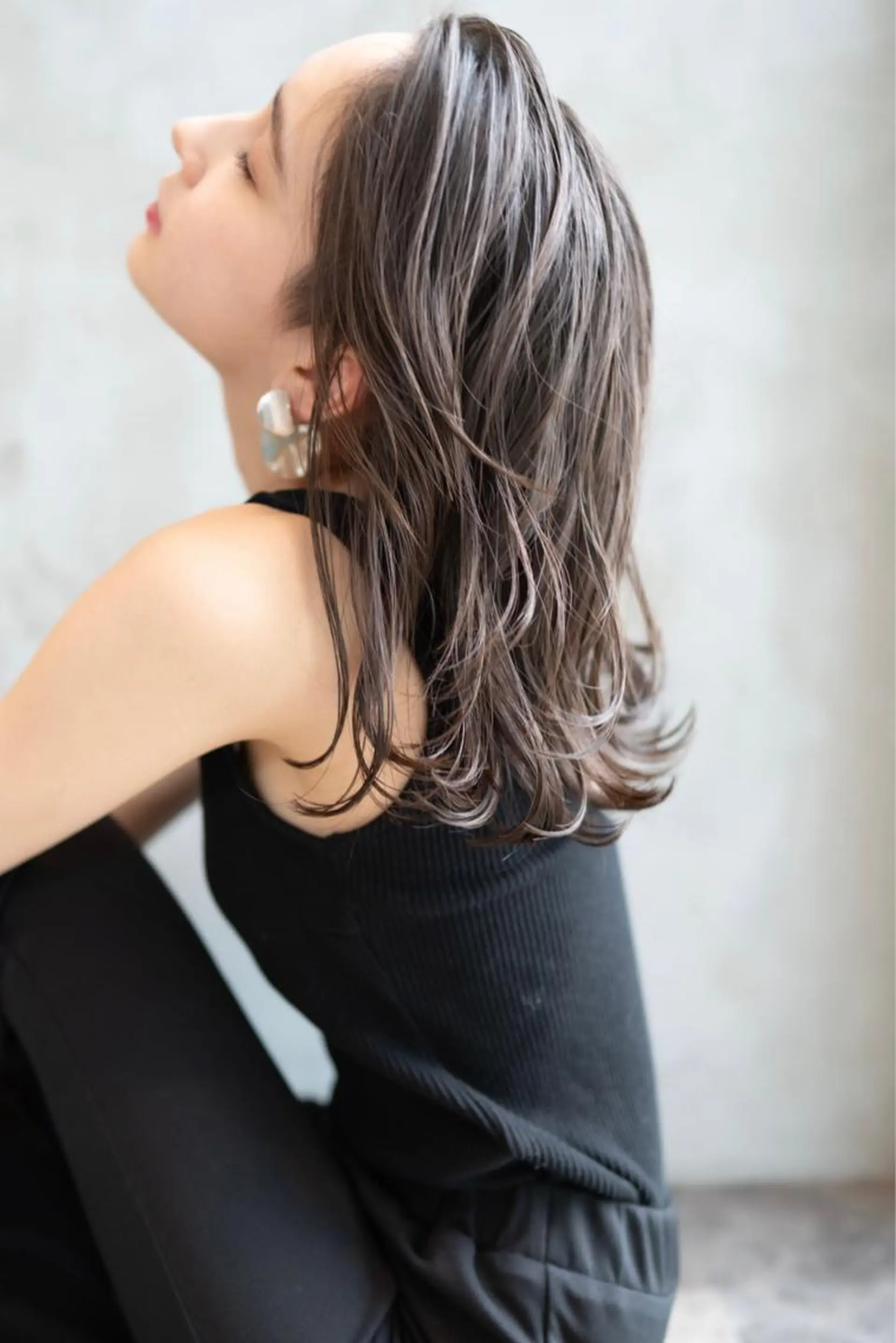 ミディアム カラー 韓国ヘア 店長NEGIのヘアスタイル