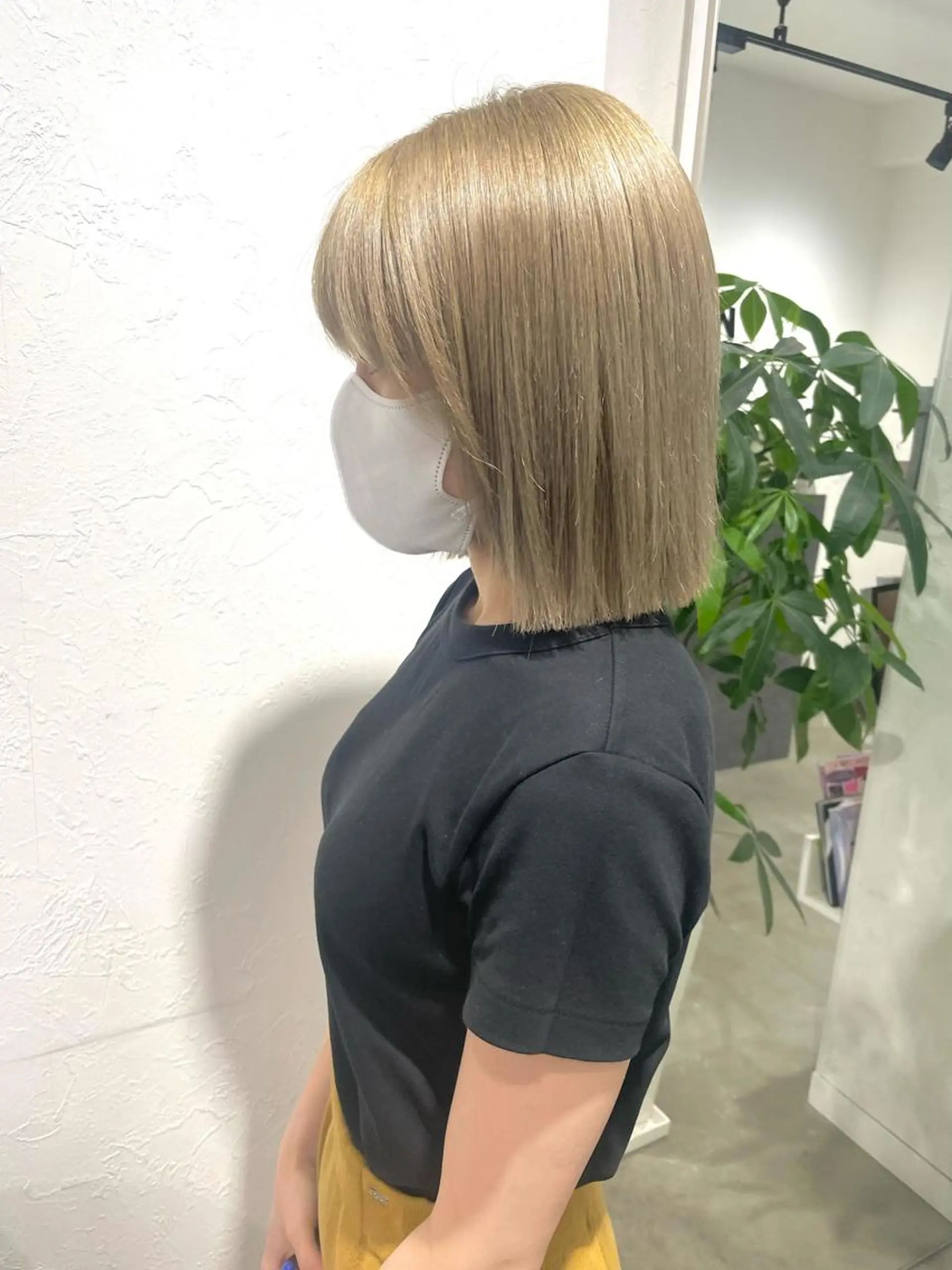 ミディアム カラー ハイトーンカラー カット ヘアカラー トリートメント 🤍2nd🤍田所 美希のヘアスタイル