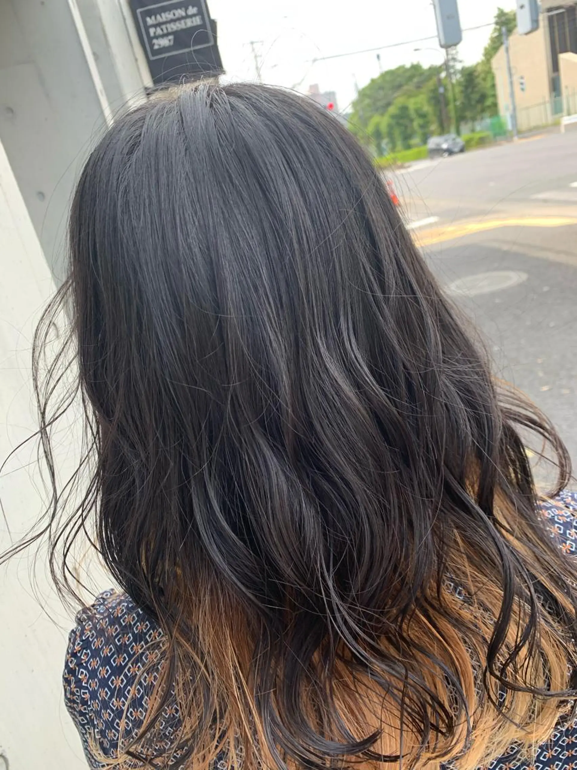 セミロング 通い続けられるサロン ママ美容師　明日香のヘアスタイル