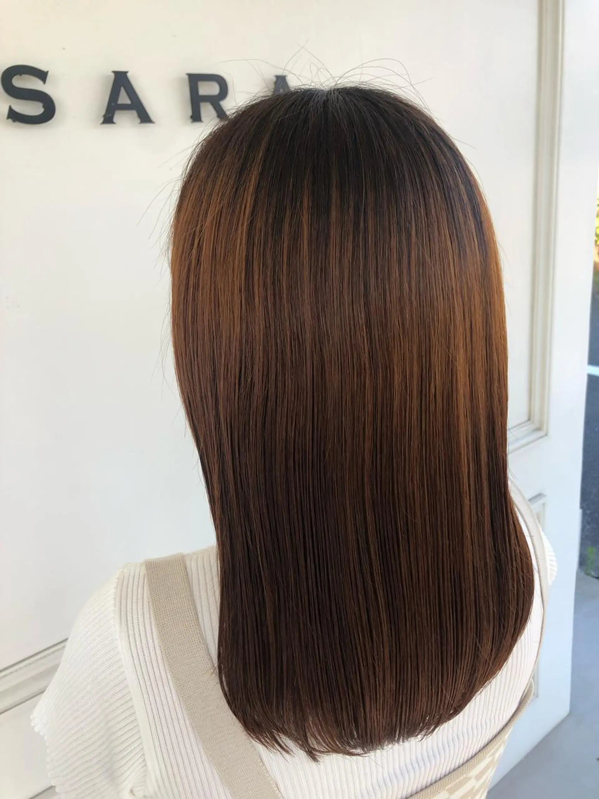 ロング 野田 カレンのヘアスタイル