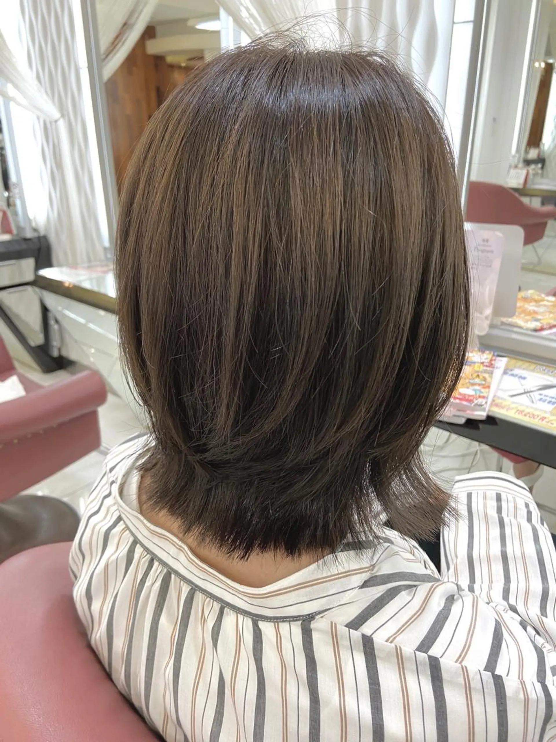 ミディアム カラー カット ヘアカラー 【髪質改善×カラー】 QUALIS沓掛貴浩のヘアスタイル