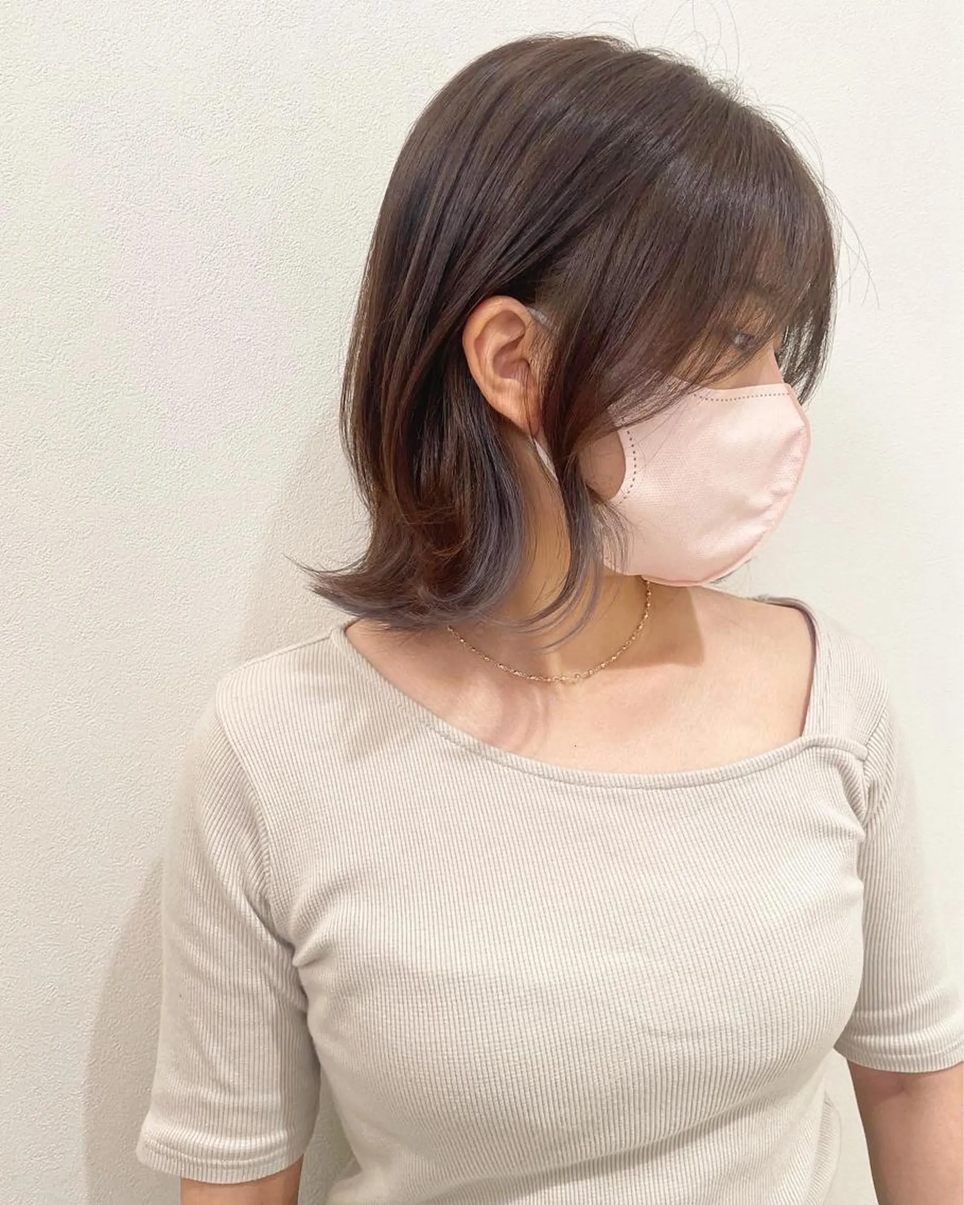 ミディアム カラー fumi 韓国hairのヘアスタイル