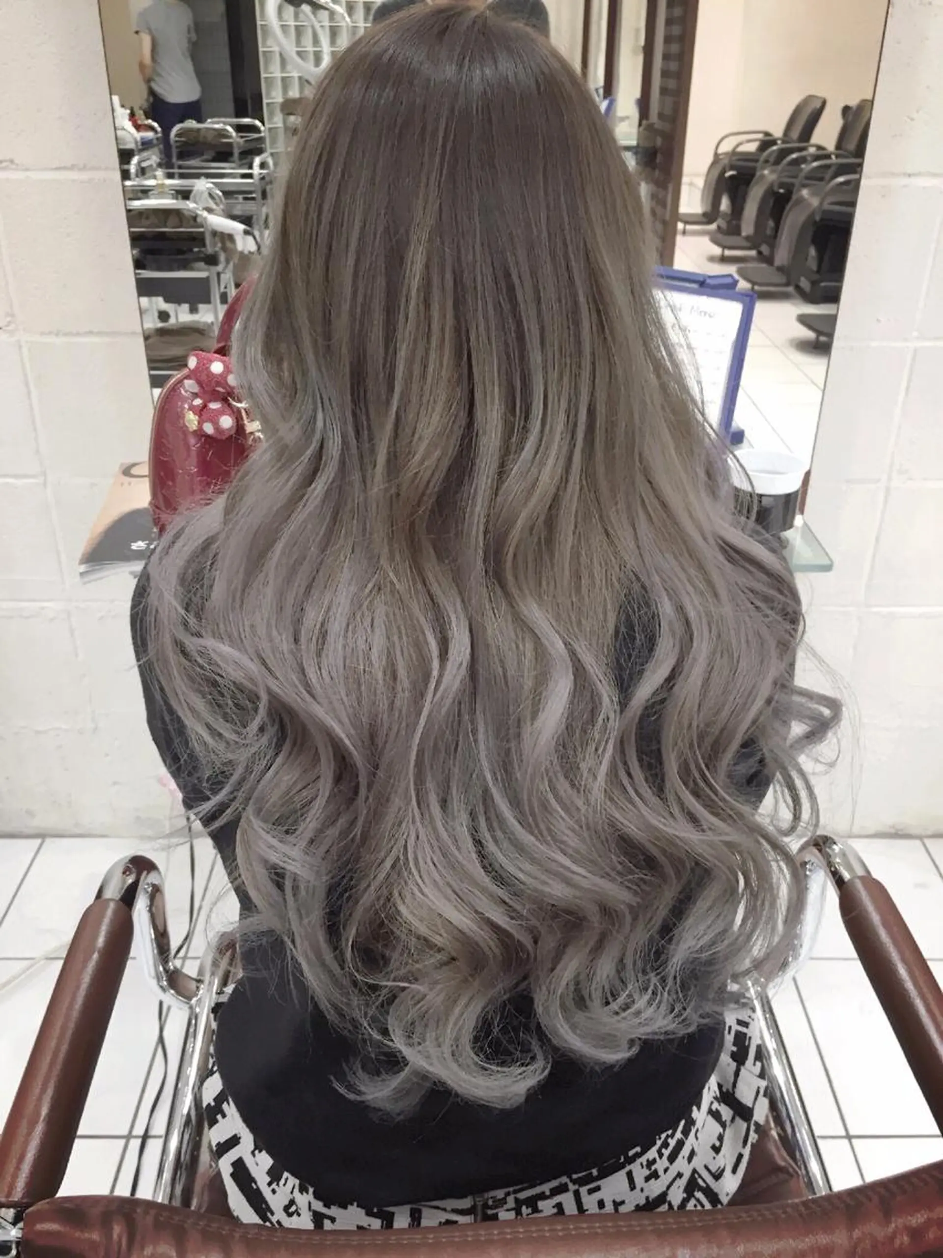 ロング カラー モテ髪透明感❤️ デイズヘアカラーのヘアスタイル