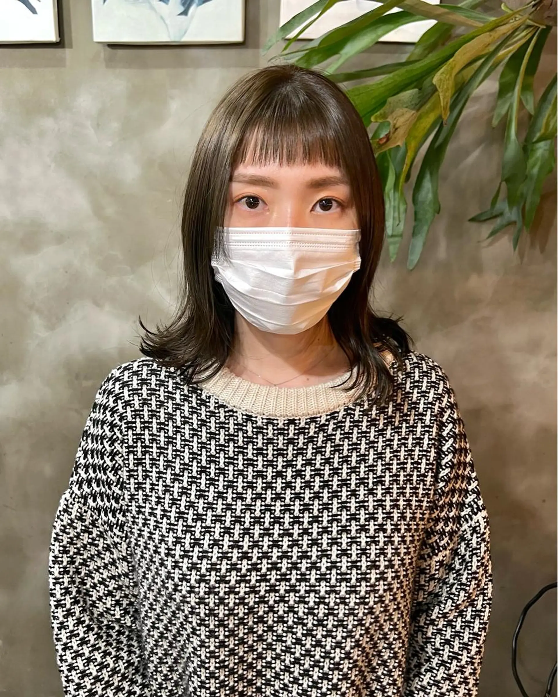 セミロング カラー カット ヘアカラー トリートメント 木村陸弥 似合わせ 透明感カラー🌿のヘアスタイル