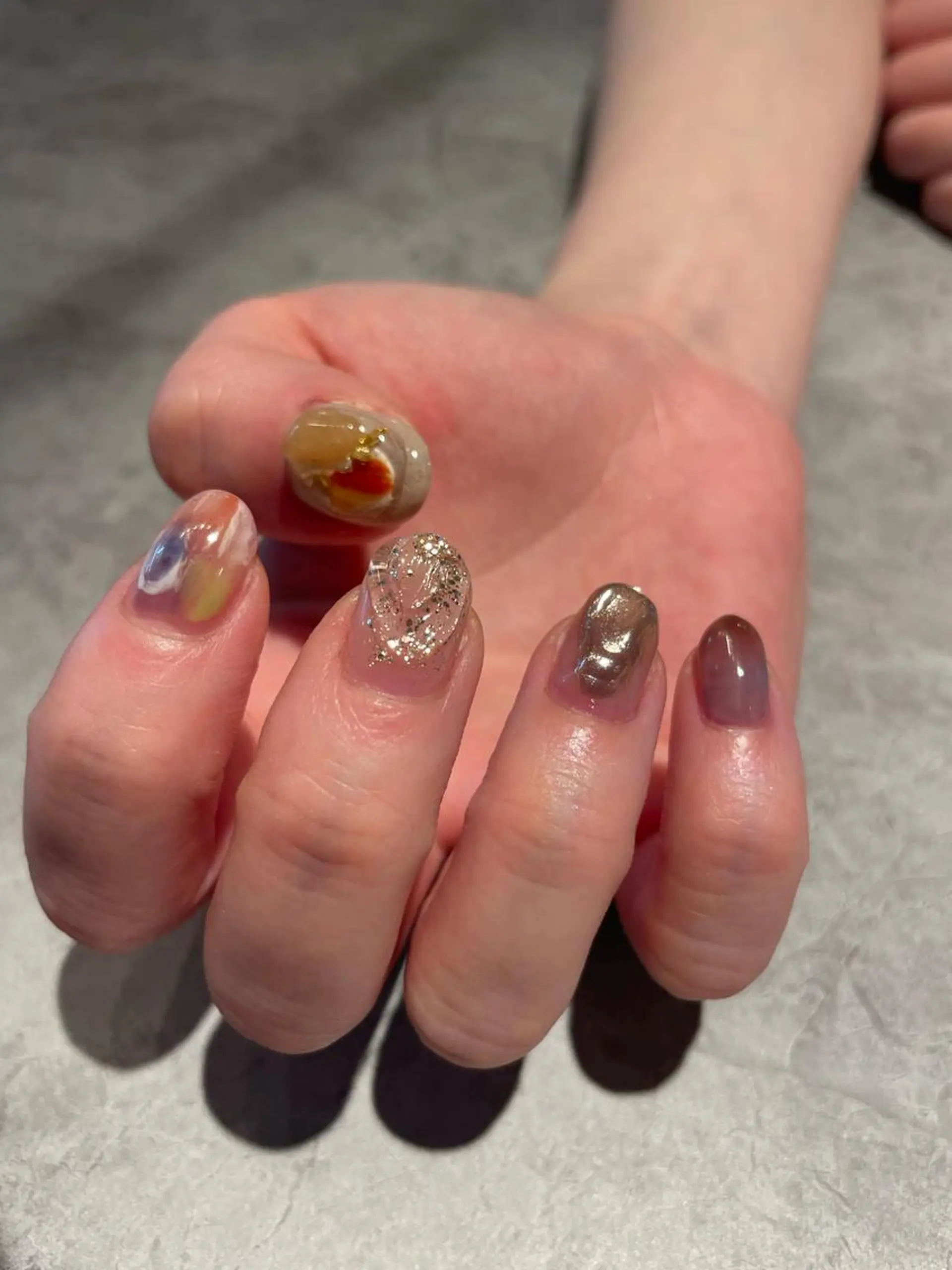 ネイル ハンドネイル 下北沢ネイリスト RIKAのネイルデザイン