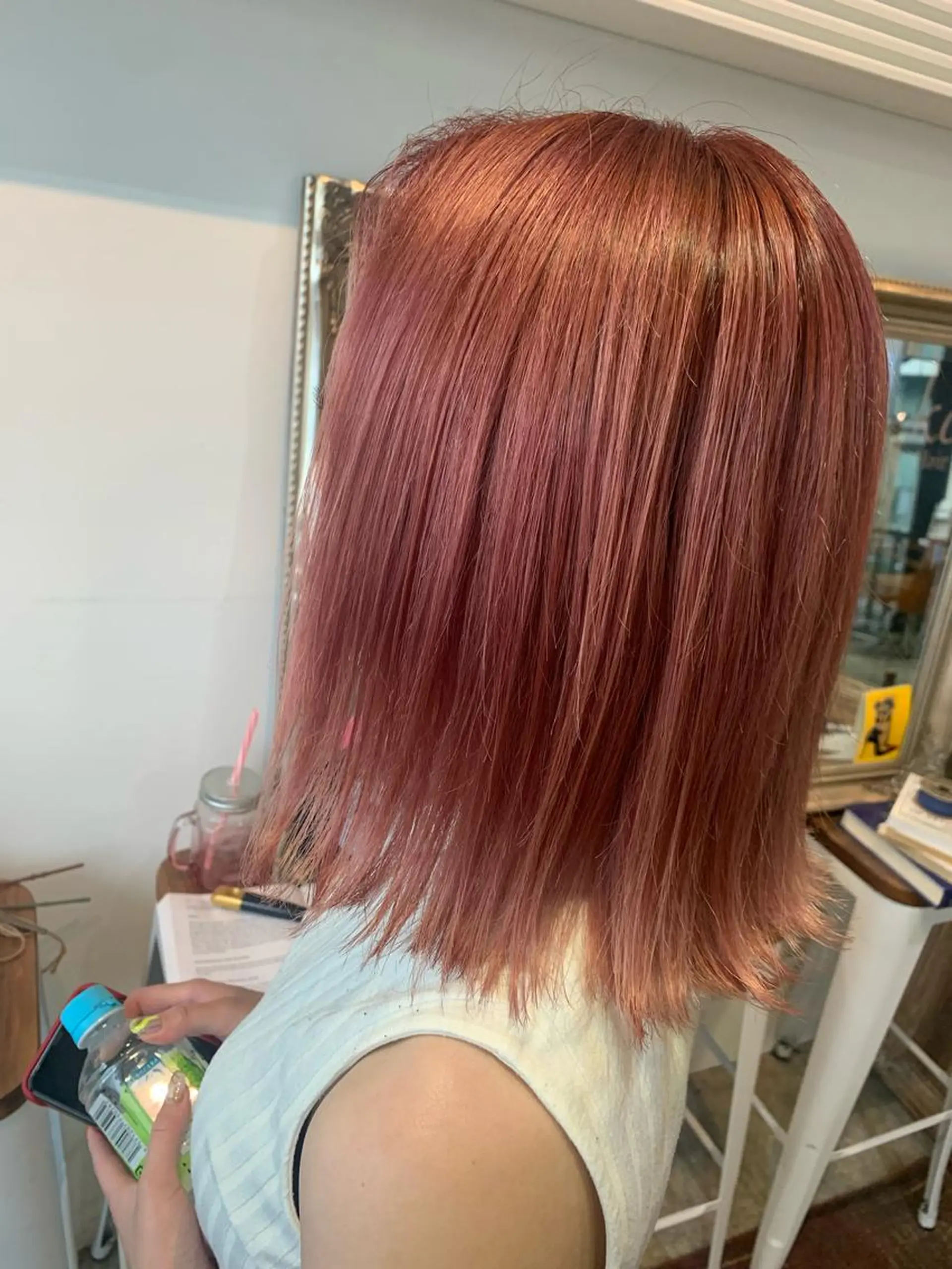 ミディアム ヘアカラー トリートメント ヘッドスパ ヘアセット 大宮/山口 竣也のヘアスタイル