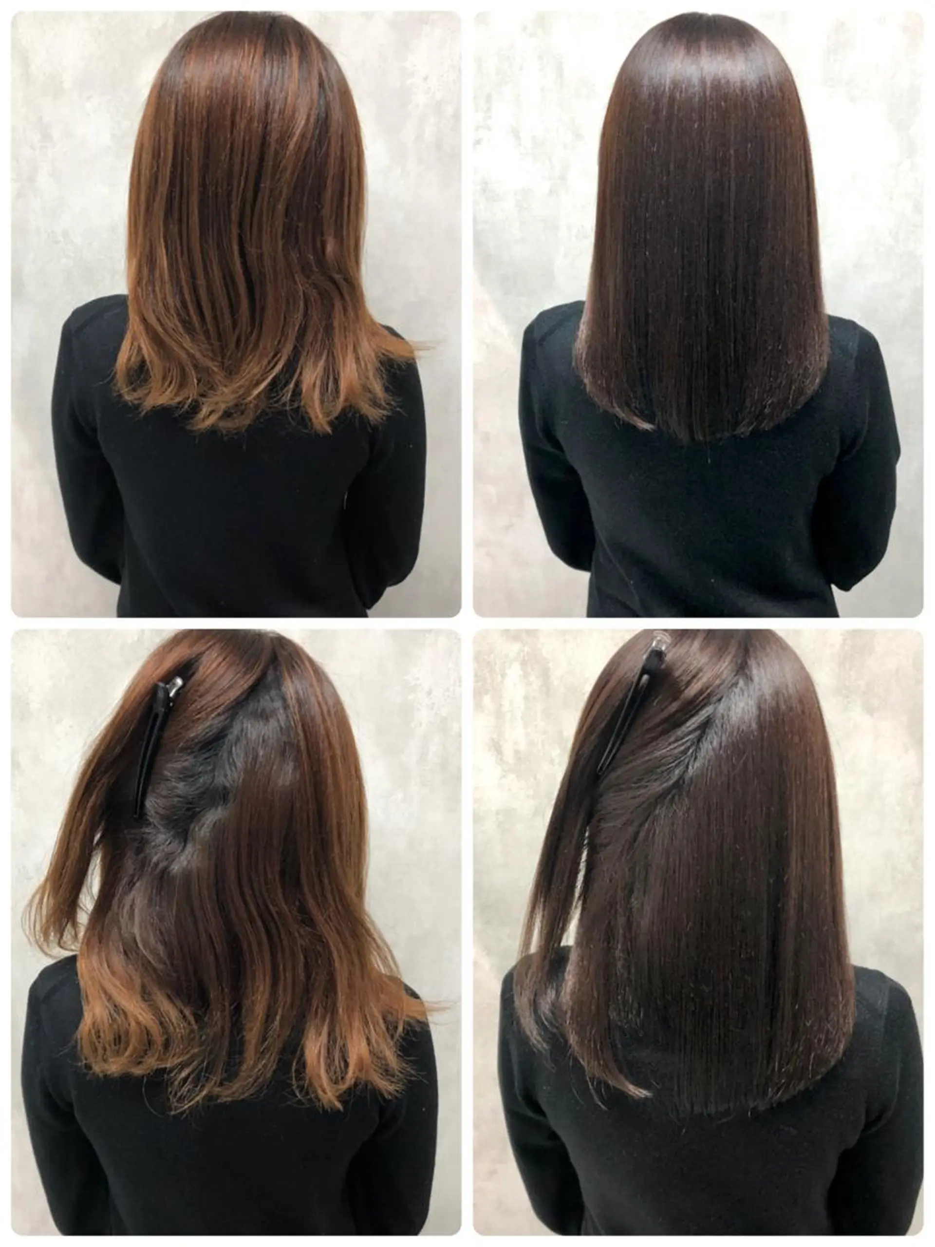 セミロング カット ヘアカラー 縮毛矯正 トリートメント ⚠️美容室迷子⚠️ 谷口にお任せ😊のヘアスタイル