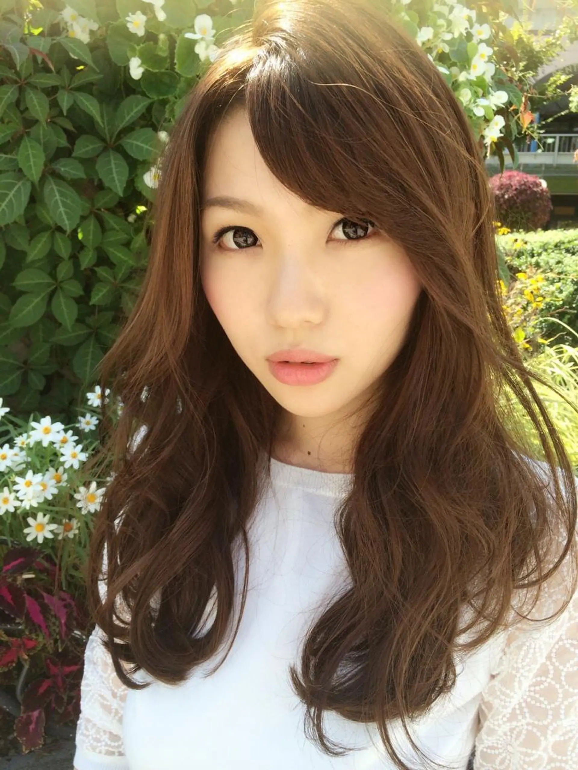 ロング カラー パーマ マツエク・マツパ ナチュラル 伸ばしかけ ロング 黒木 健悟のヘアスタイル