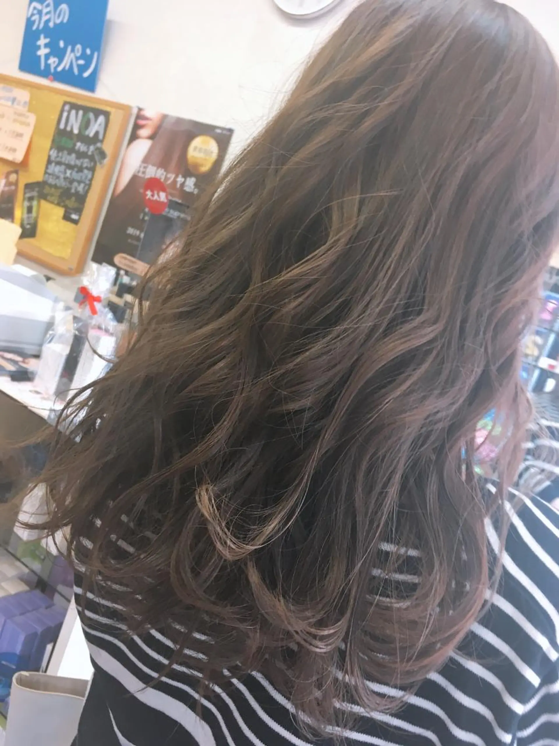 ロング カラー YAP！HAIR トコツメアヤノのヘアスタイル