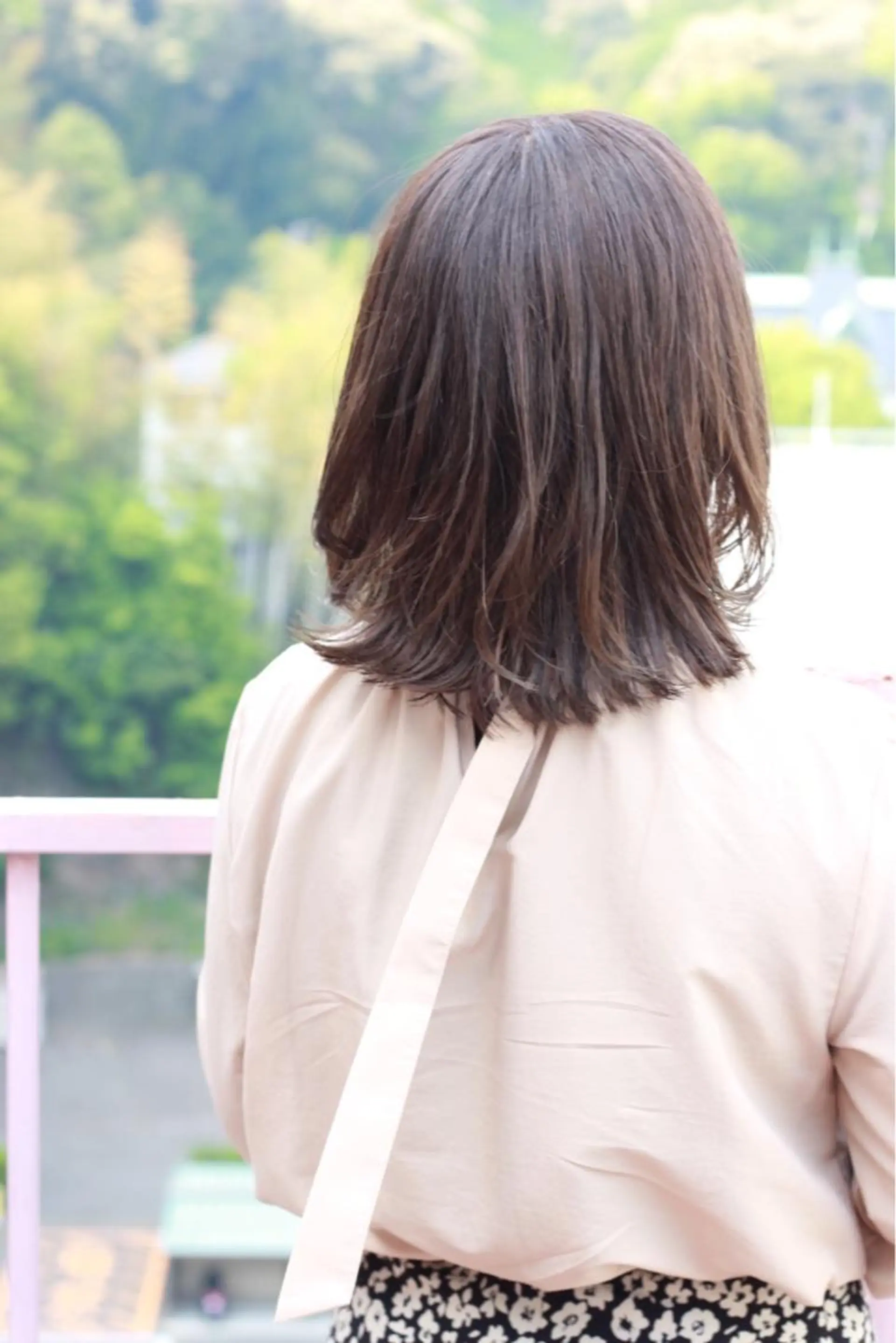 ミディアム カラー グレージュ カット ヘアカラー Viage （ビアージュ）のヘアスタイル