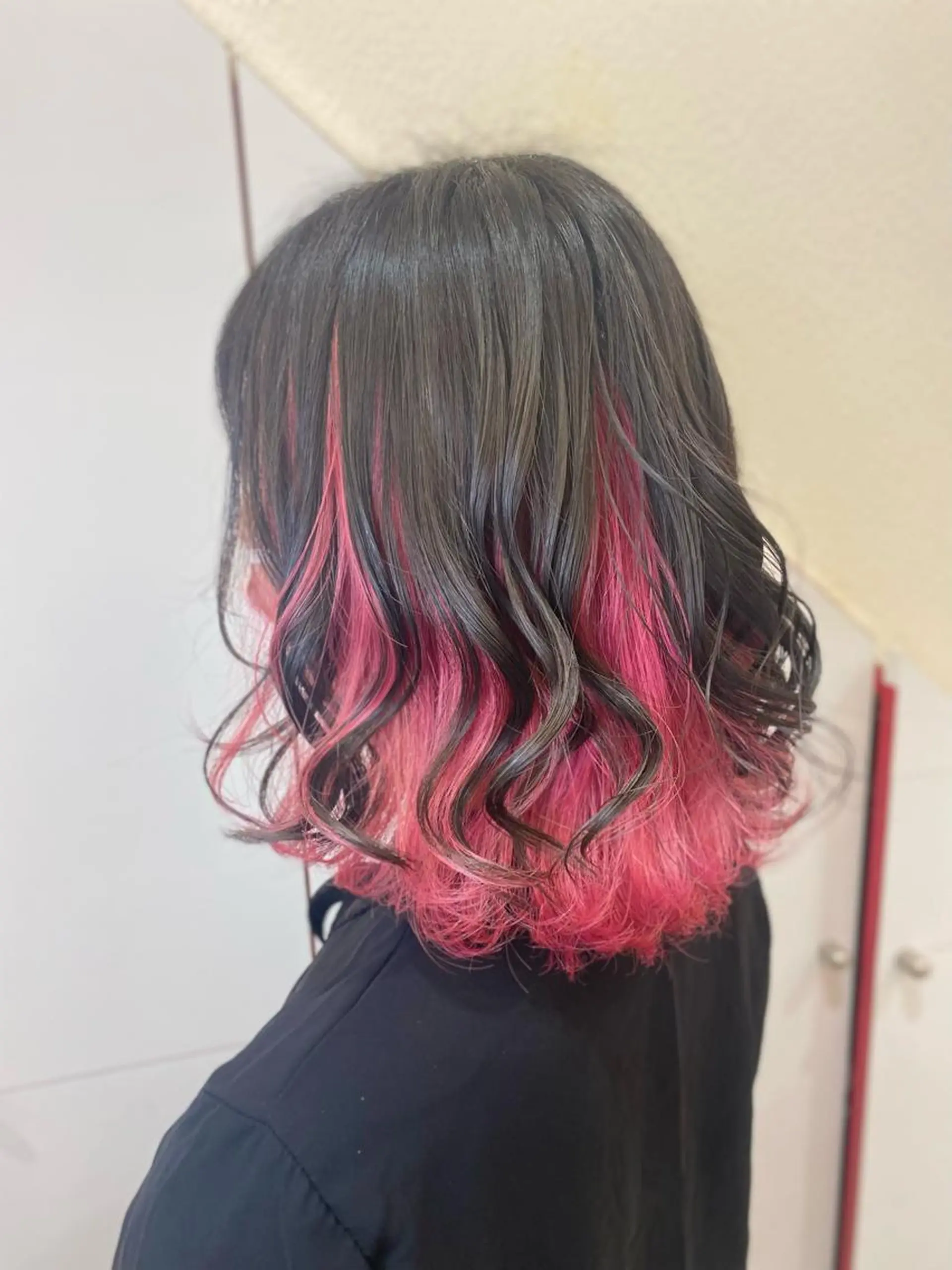 ミディアム ヘアカラー ゆぴ☾‪/推しカラー /ハイトーンのヘアスタイル