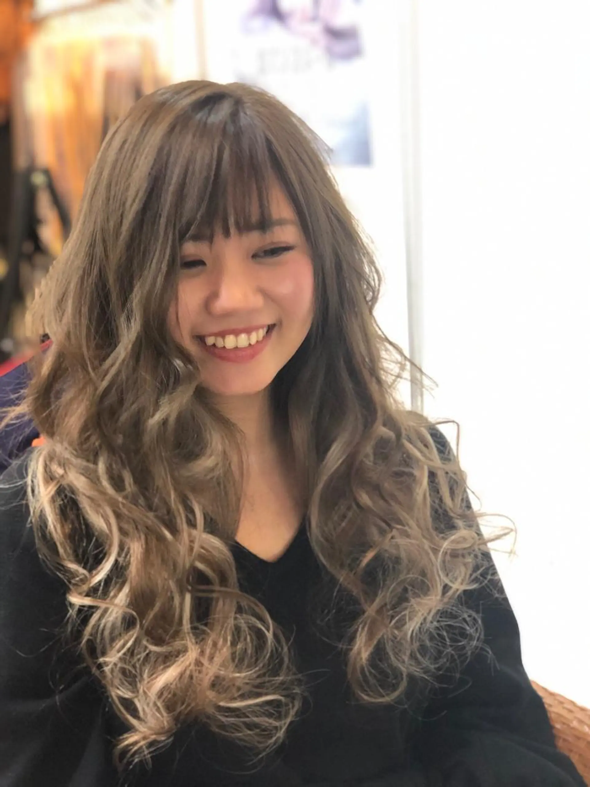 プルエクステ/潤艶 最強矯正/西野入のヘアスタイル