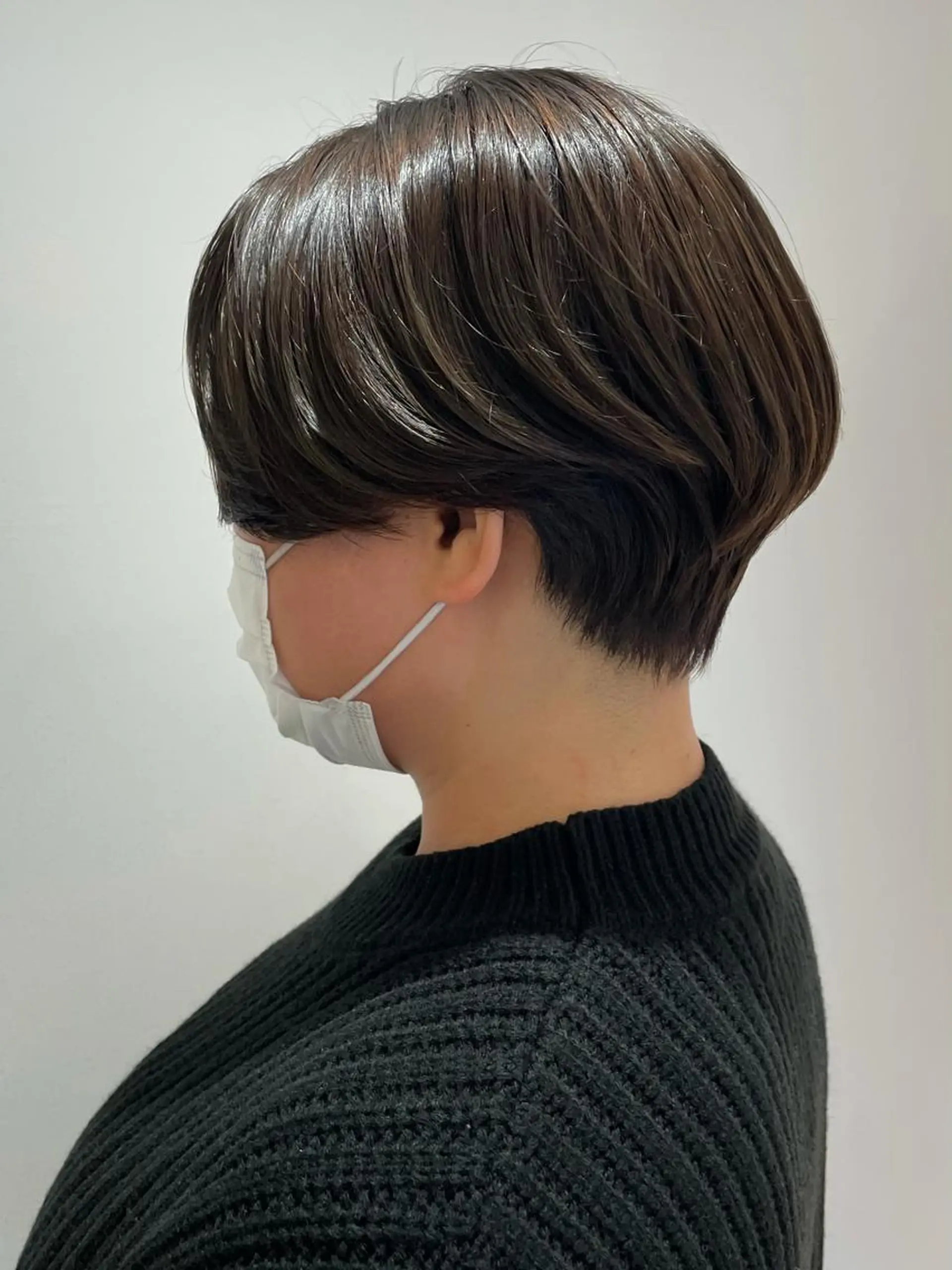 ショート カラー カット パーマ ヘッドスパ モデルさん募集中IT byALBUM八王子のヘアスタイル