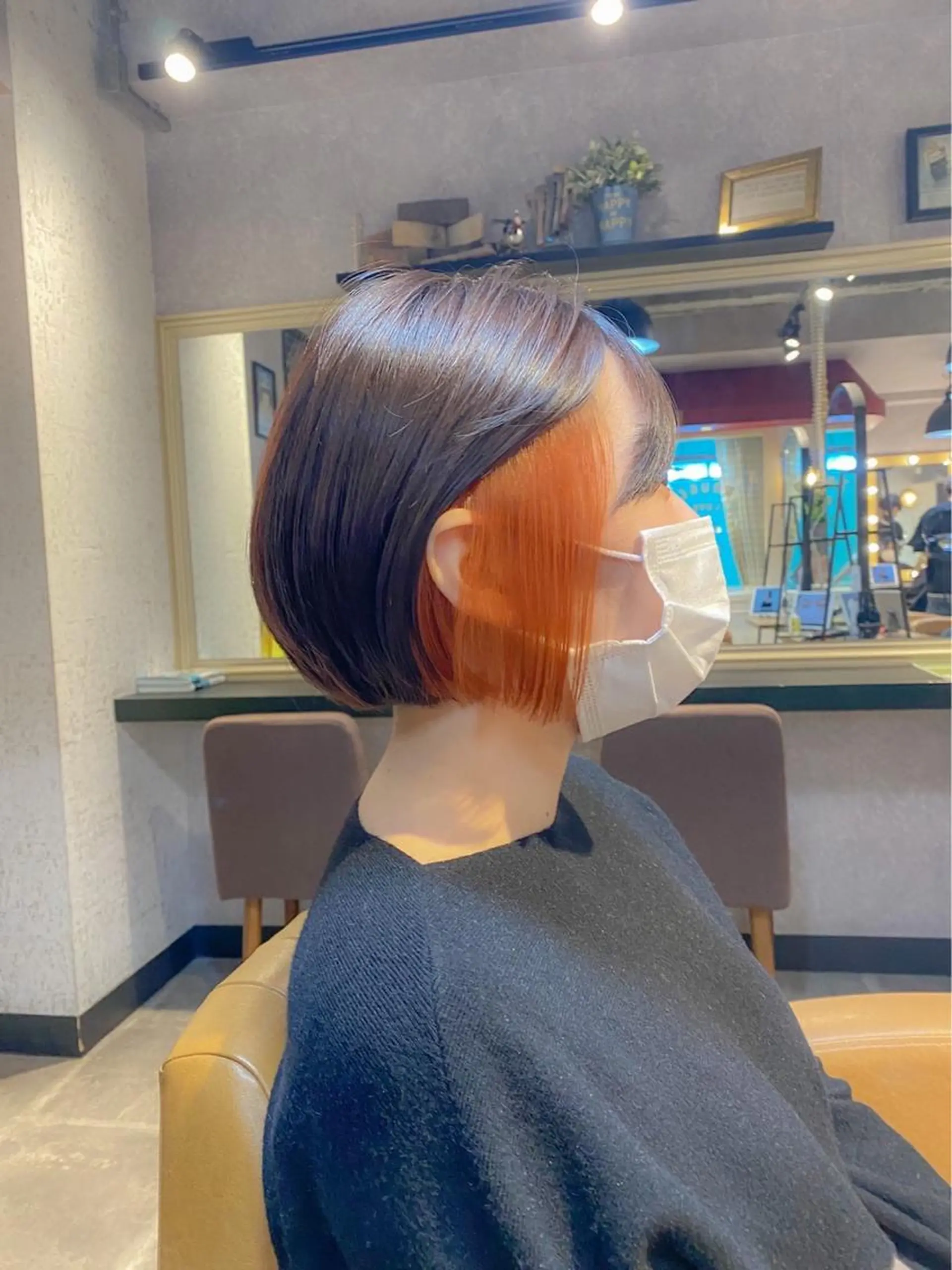 ショート カラー インナーカラー カット ヘアカラー トリートメント ♥️ブリーチ/ボブ/ レイヤー♥️maiのヘアスタイル