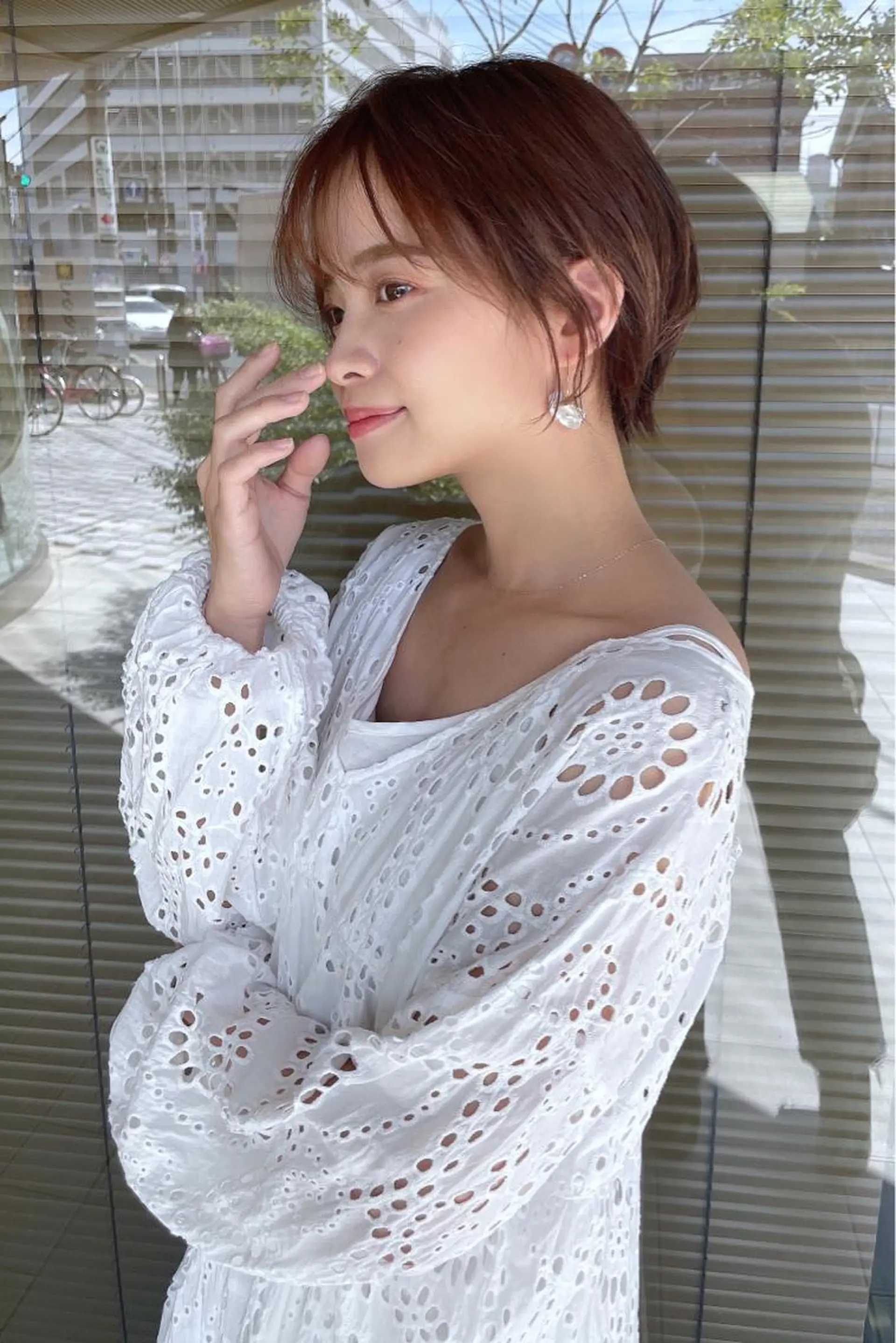 ショート カラー ショートボブ ボブ ショートヘア ✨レイヤーお任せ✨ 林有里子のヘアスタイル