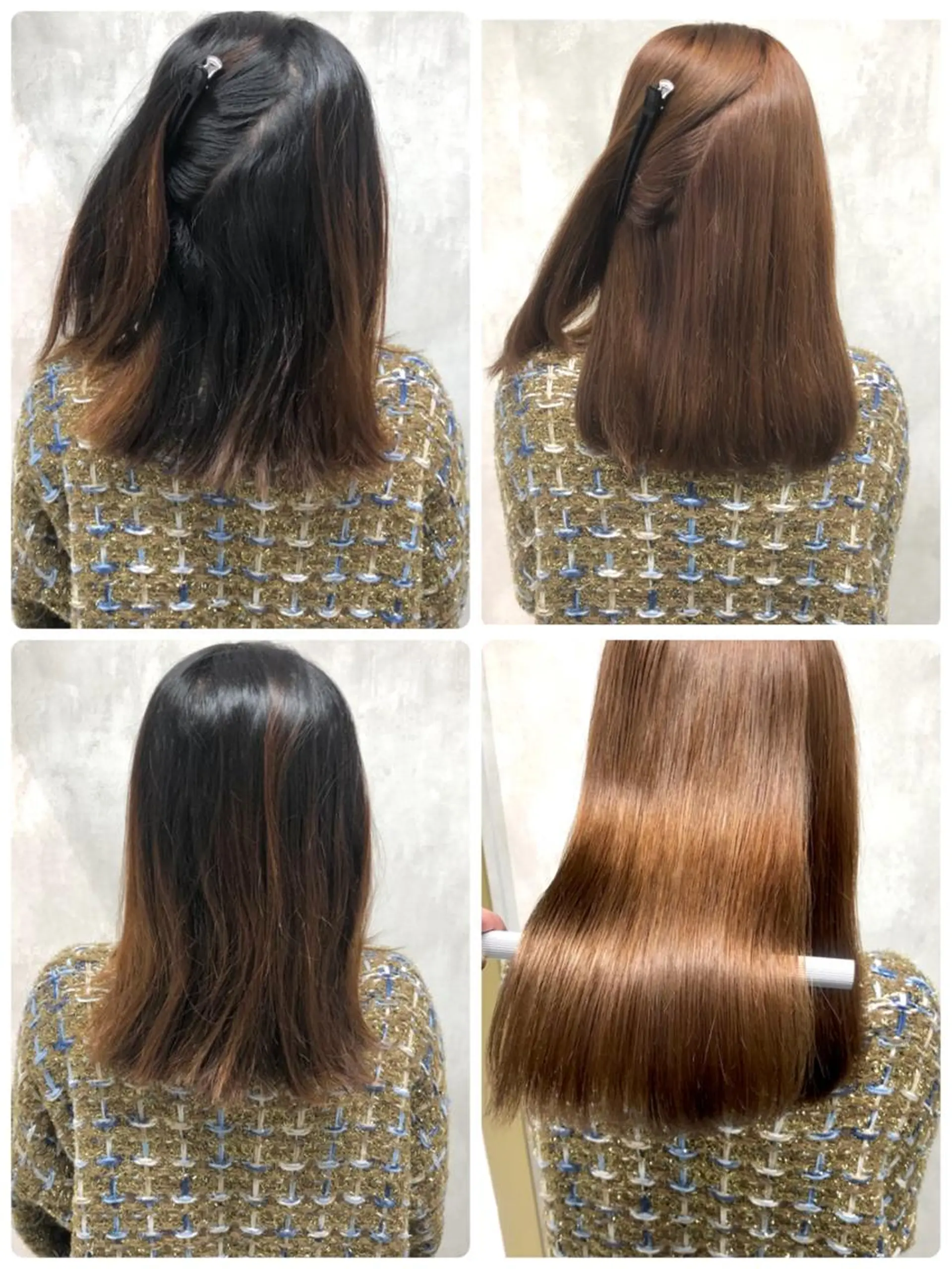 ミディアム カット ヘアカラー 縮毛矯正 トリートメント ⚠️美容室迷子⚠️ 谷口にお任せ😊のヘアスタイル