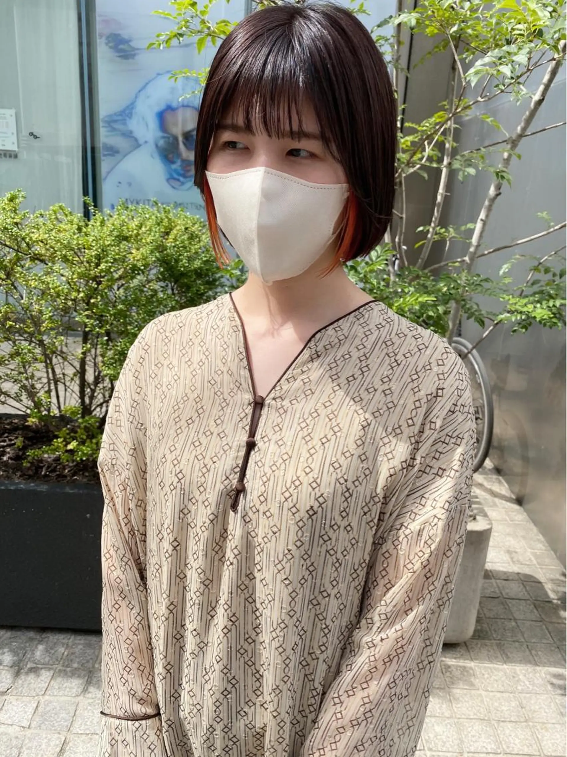 ショート カラー パーマ ヘアアレンジ メンズ キッズ ネイル マツエク・マツパ 🫧umu.🫧韓国 /レイヤー/ハッシュのヘアスタイル