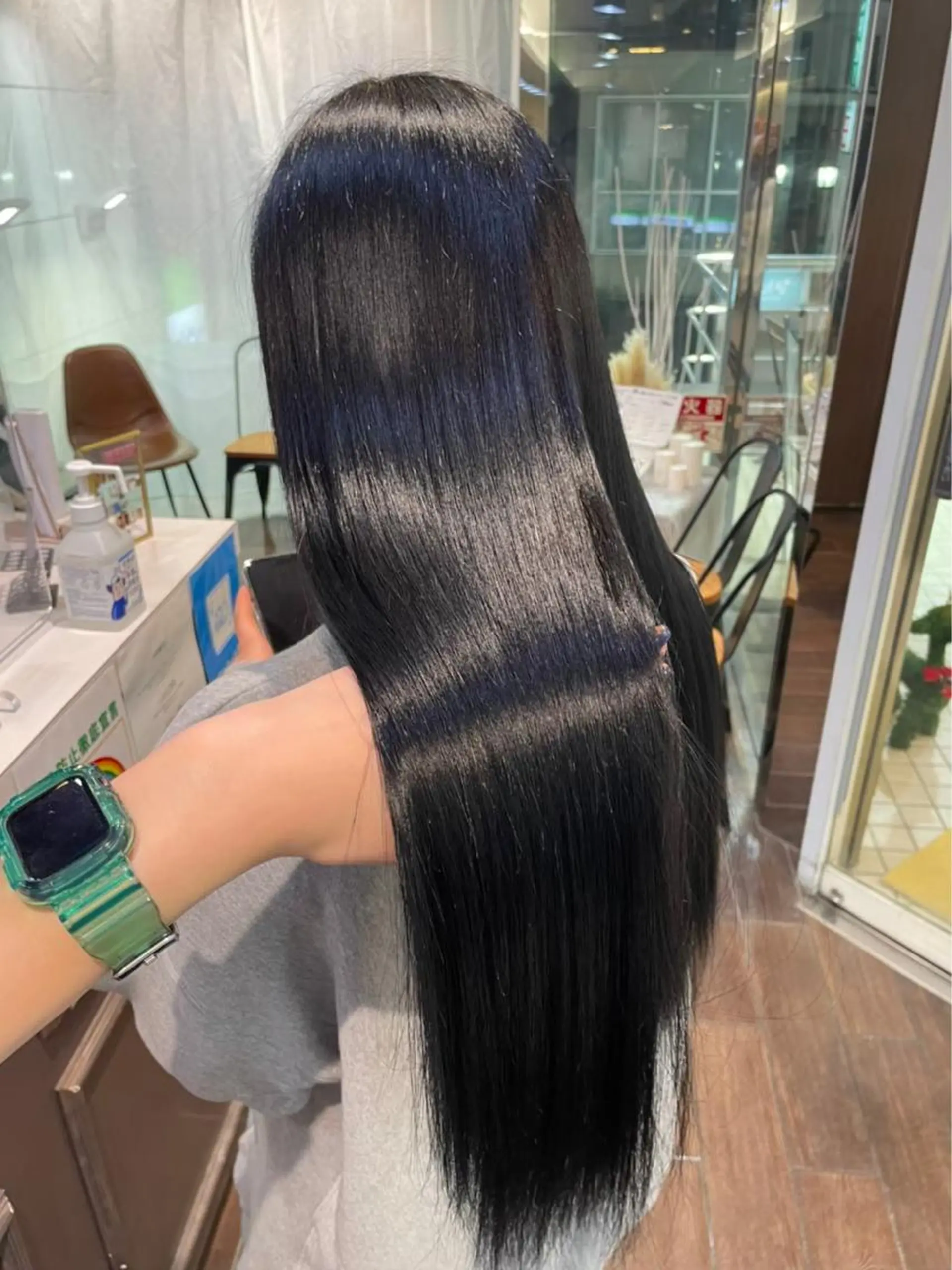 ロング カラー ブリーチ ケアブリーチ 透明感カラー デザインカラー ダブルカラー メンズ特化/マツエク AYAKA🌙のヘアスタイル