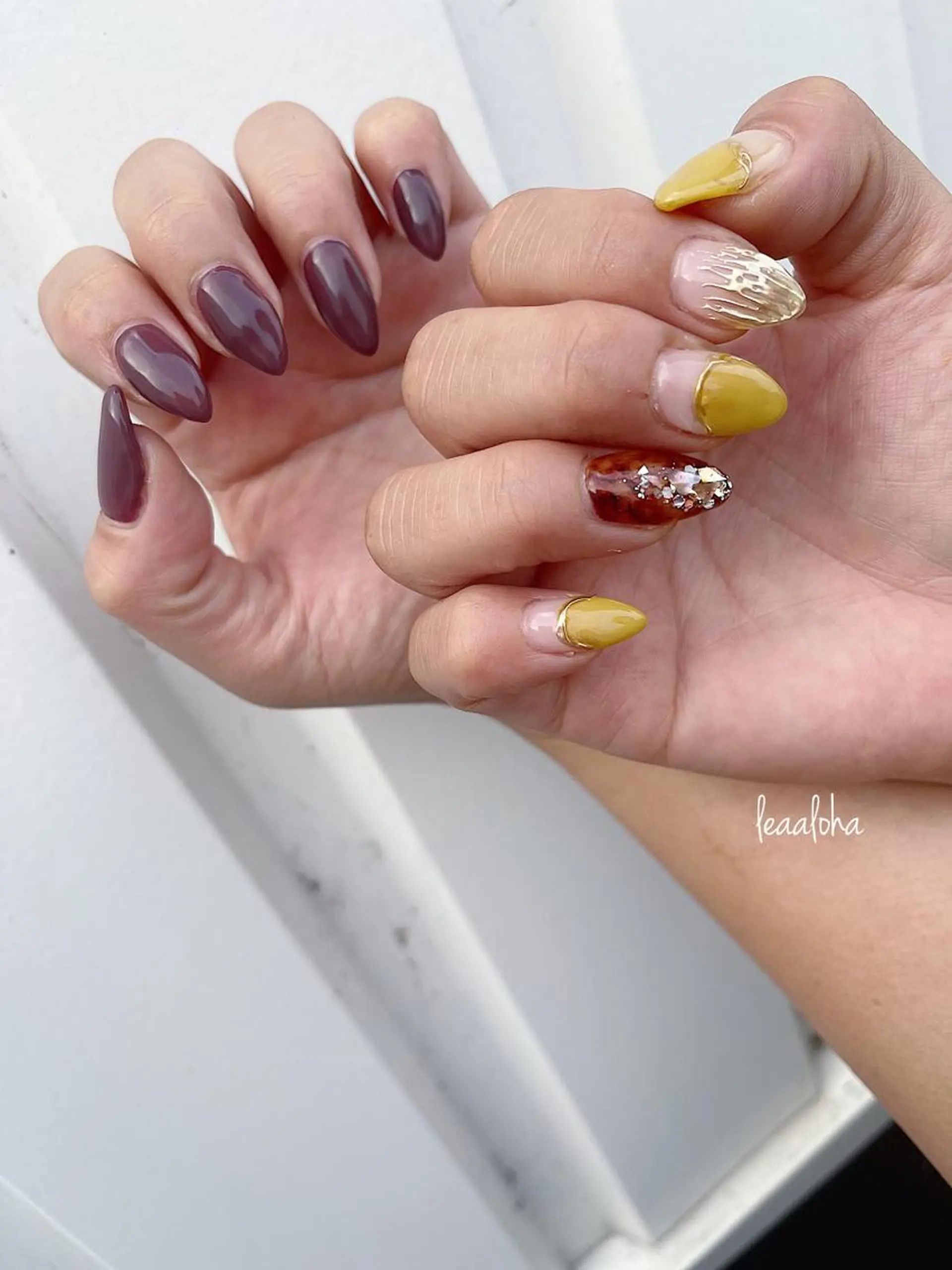 ネイル ハンドネイル フットネイル レアアロハ宇都宮 /ネイル.スクールのネイルデザイン