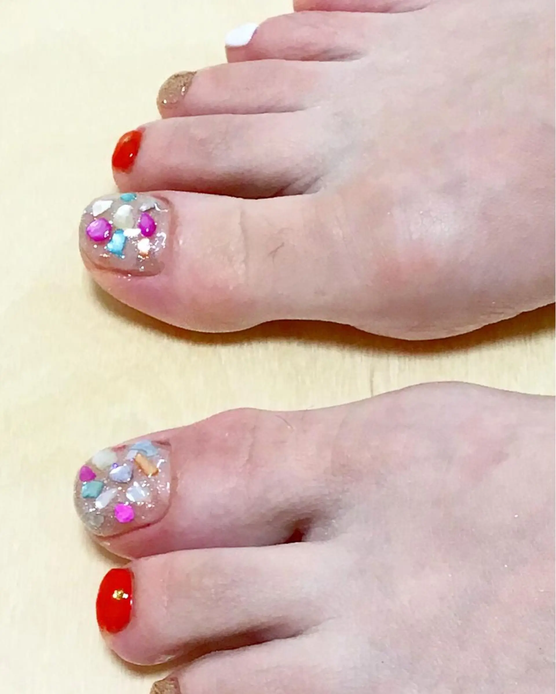 ネイル フットネイル gui amichanのネイルデザイン