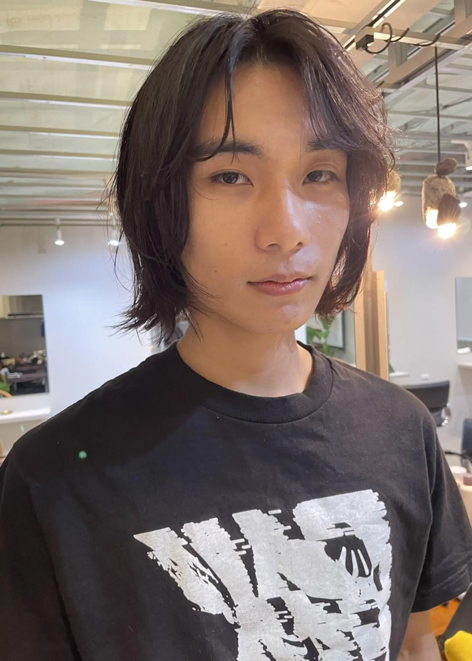 メンズ カラー パーマ ミディアム ショートボブ ミディアムパーマ メンズブリーチ メンズハイライト メンズインナーカラー カット CEINE【セーヌ】 三軒茶屋のヘアスタイル