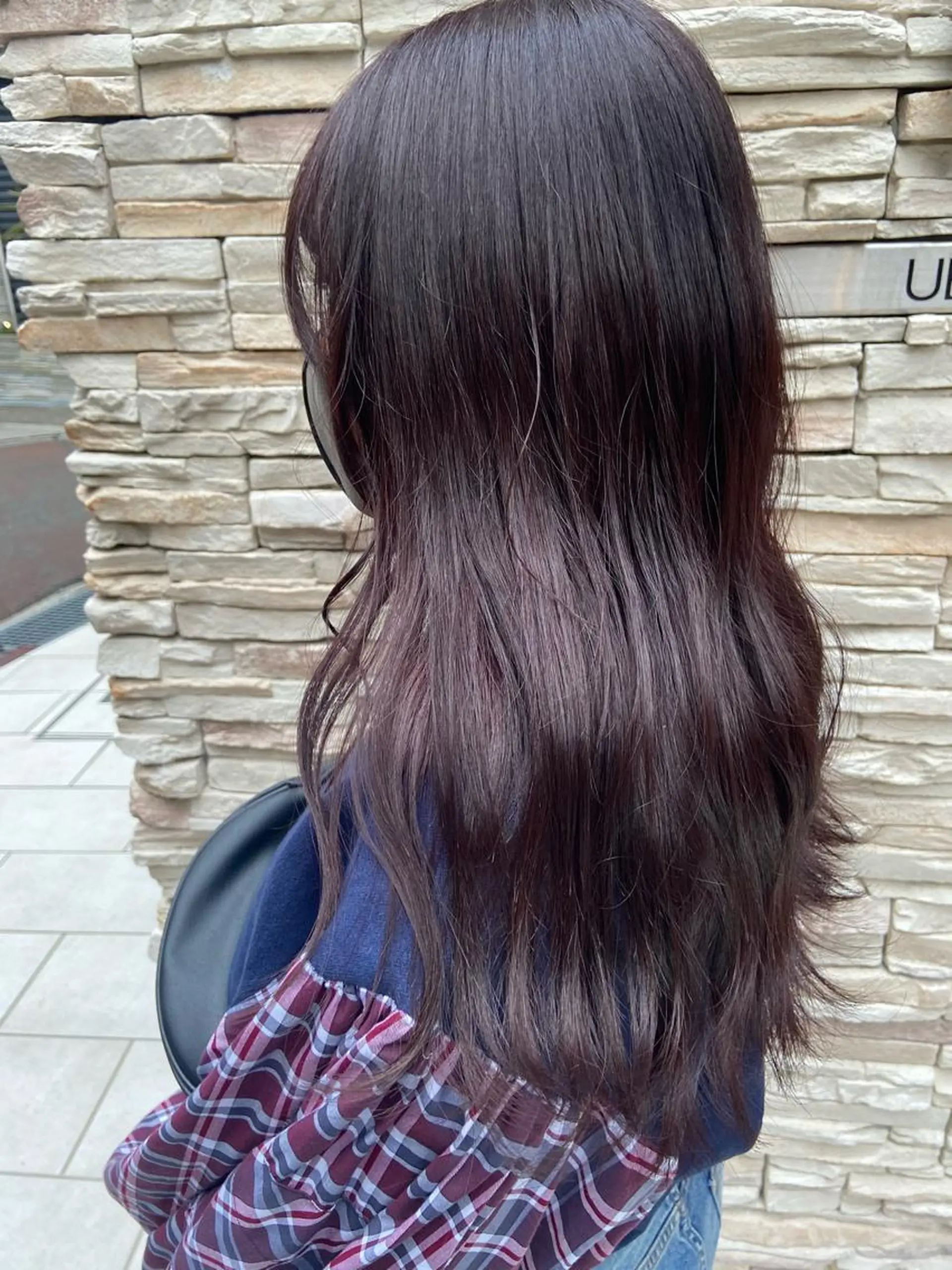 ロング なつめ🐶ショート ベージュカラーのヘアスタイル