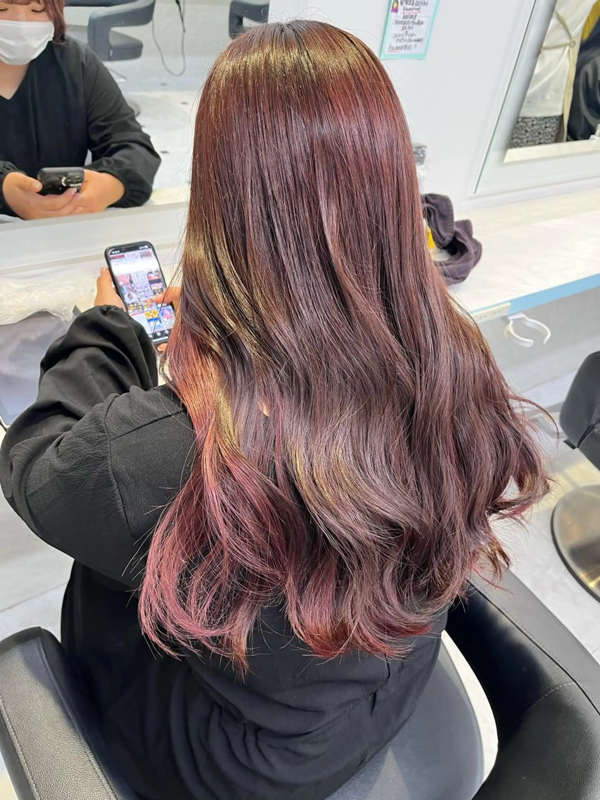 ロング カラー ヘアアレンジ 愛されカラー🩷 はるなのヘアスタイル