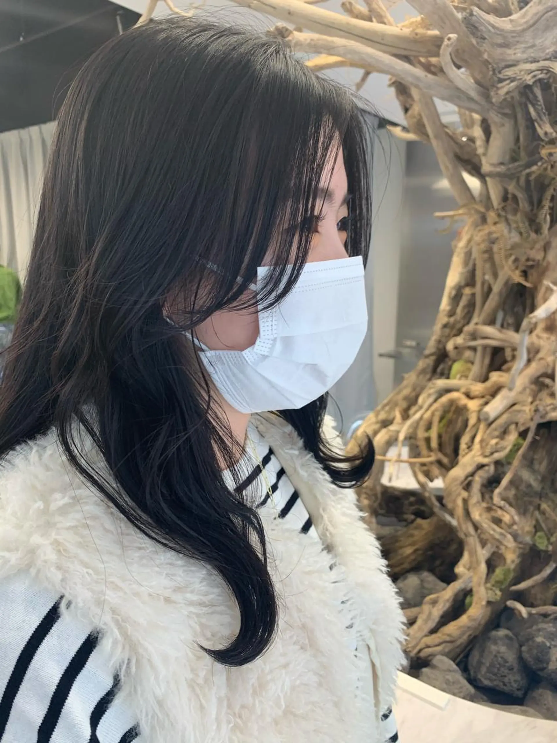 ロング 平野 優奈のヘアスタイル