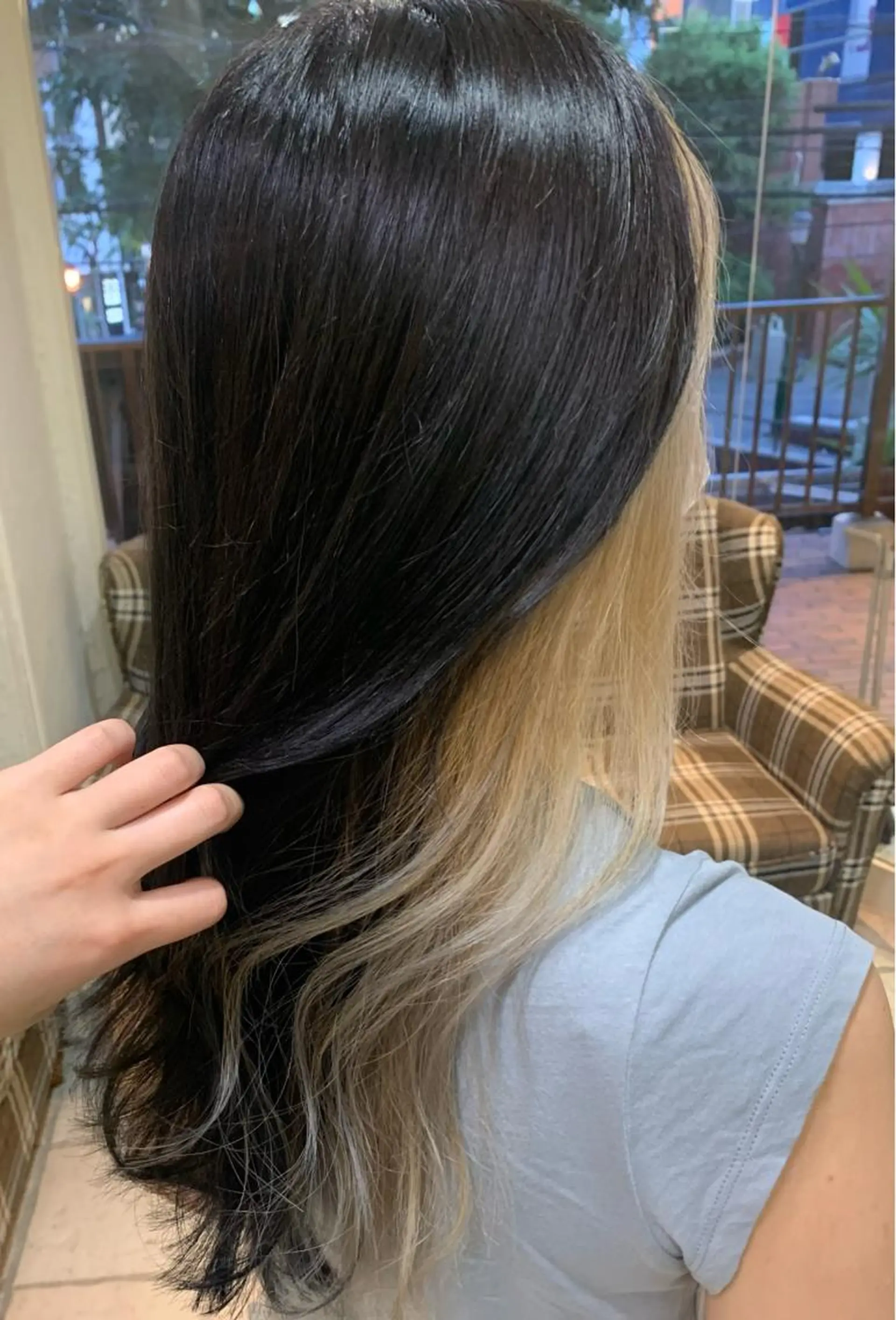 カラー アッシュ ミストバング ベージュカラー ダークアッシュ フェイスフレーミング 【女性担当】 kanaのヘアスタイル