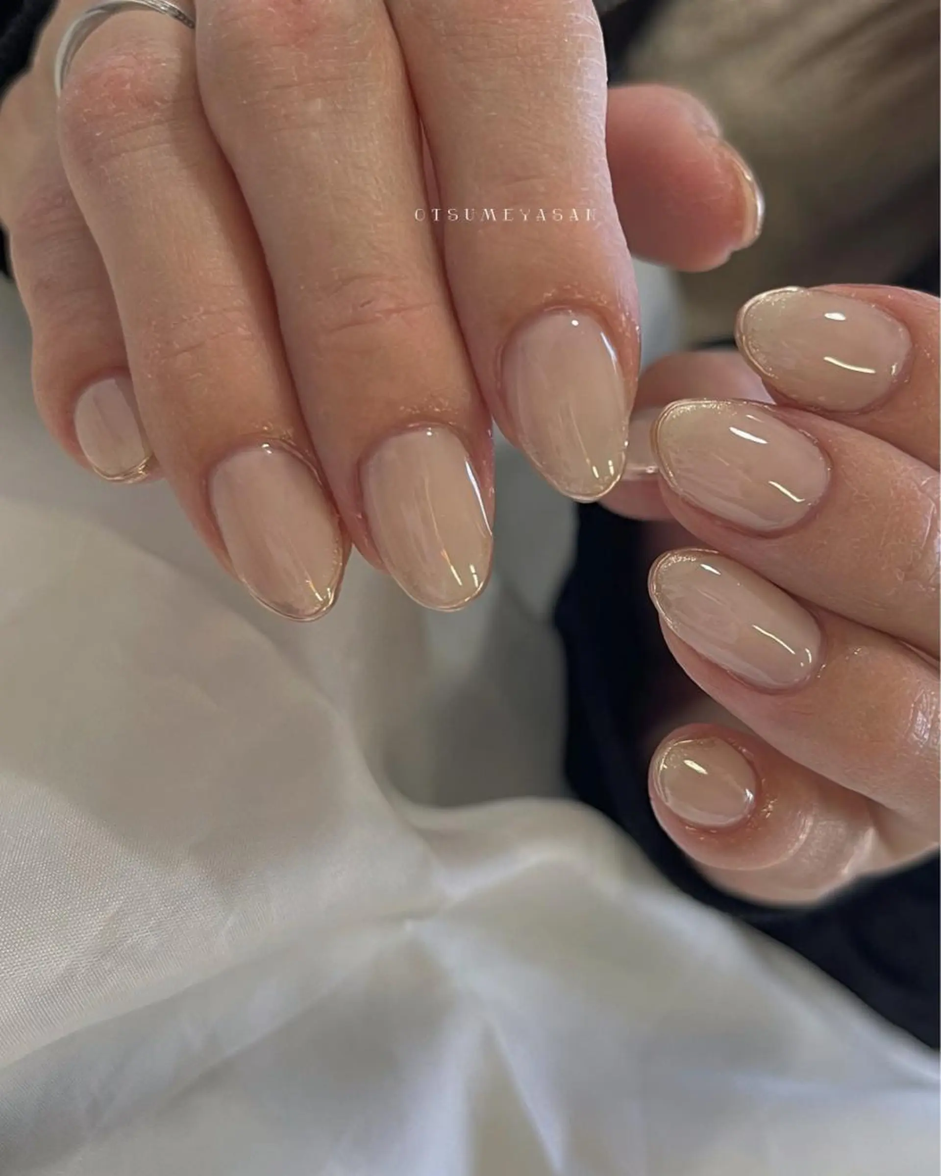 ネイル ブルー ジェルネイル 韓国ネイル マグネットネイル ミラーネイル わたなべ ちかのネイルデザイン