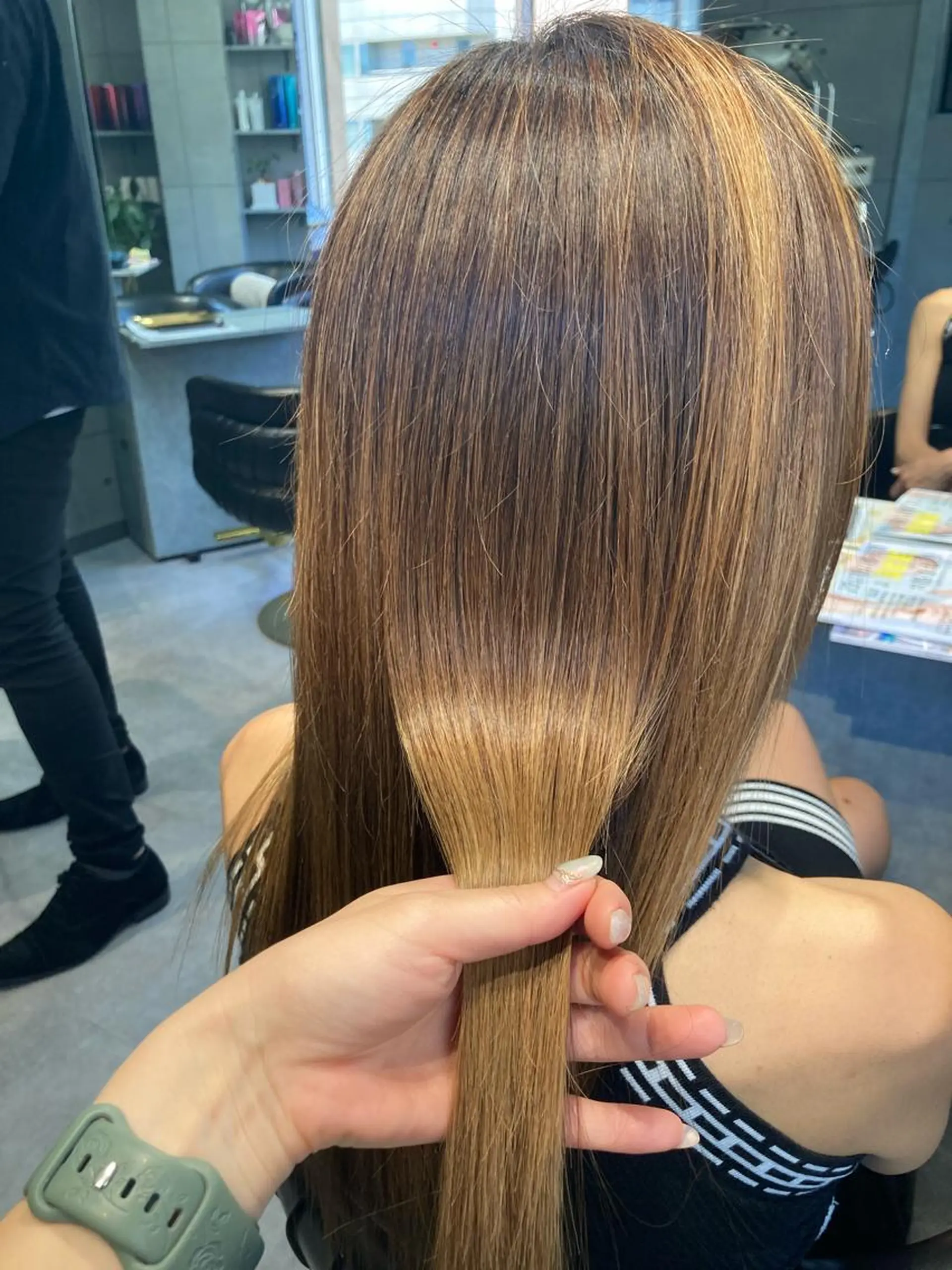 ロング 髪質改善☺︎縮毛矯正 ふじい まりんのヘアスタイル