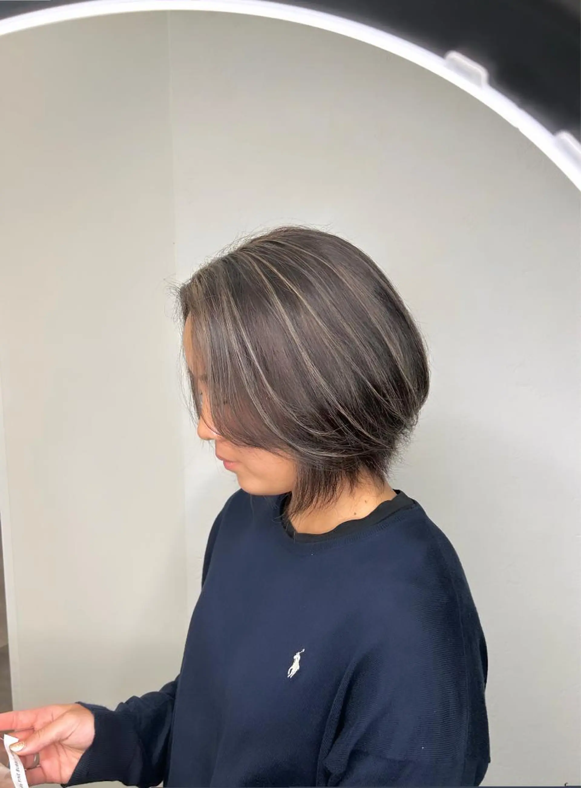 カラー 莉乃/縮毛矯正/髪質 改善/艶カラーのヘアスタイル