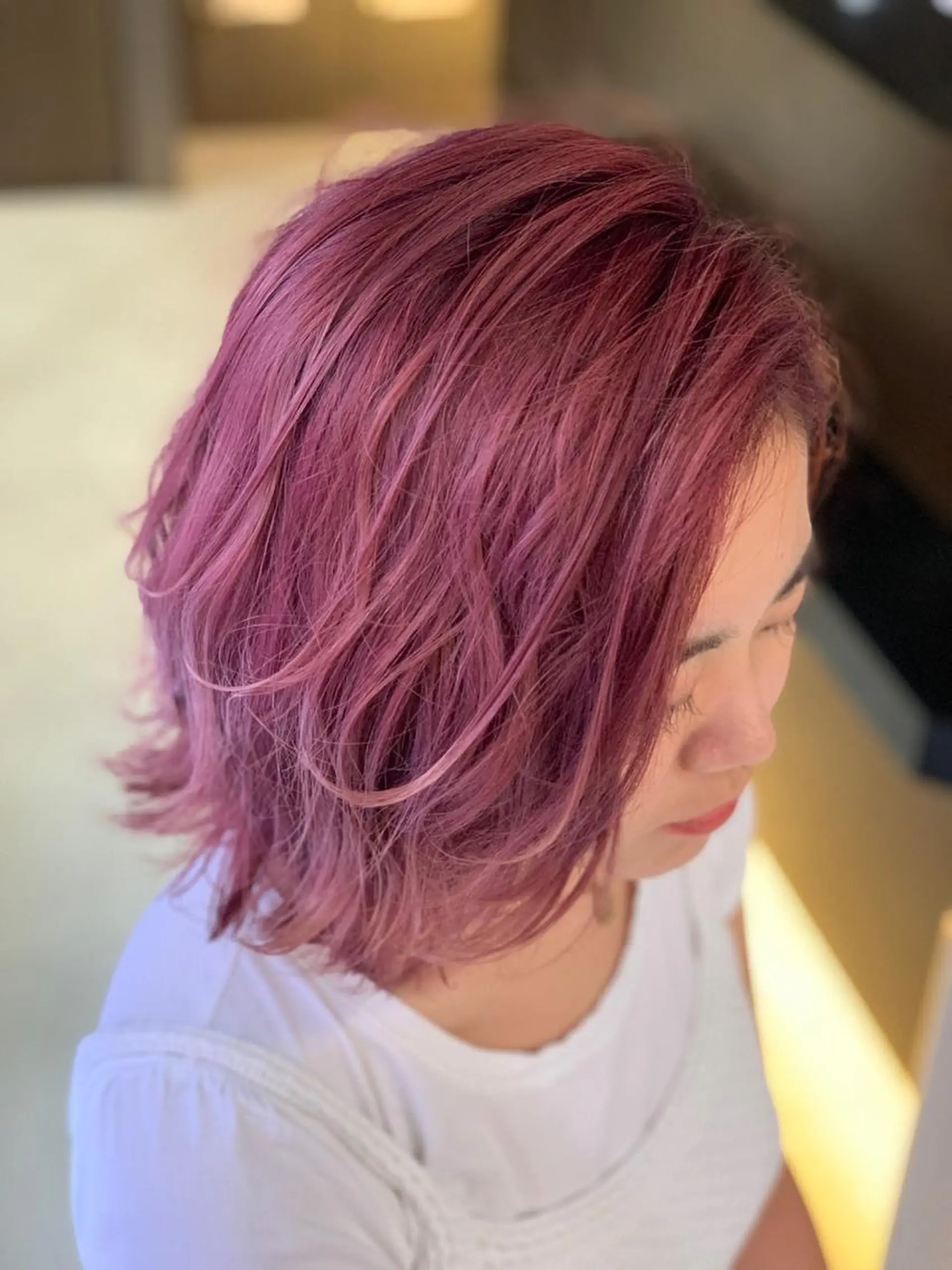 ショート カラー ピンクカラー ヘアカラー トリートメント ✂️大門 巧✂️ LAFF心斎橋店のヘアスタイル