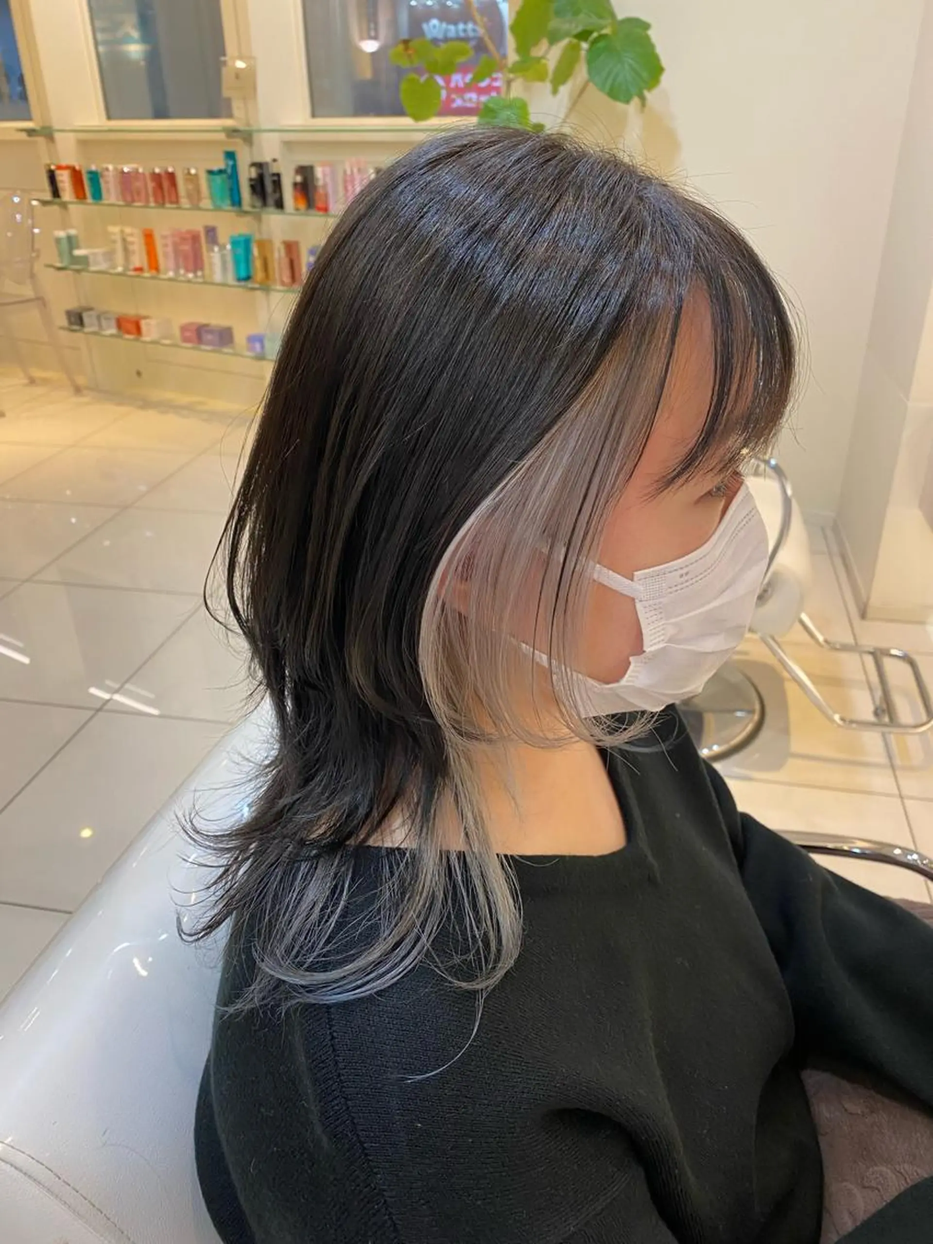 セミロング ヒラカホ/ ブリーチ/似合わせのヘアスタイル