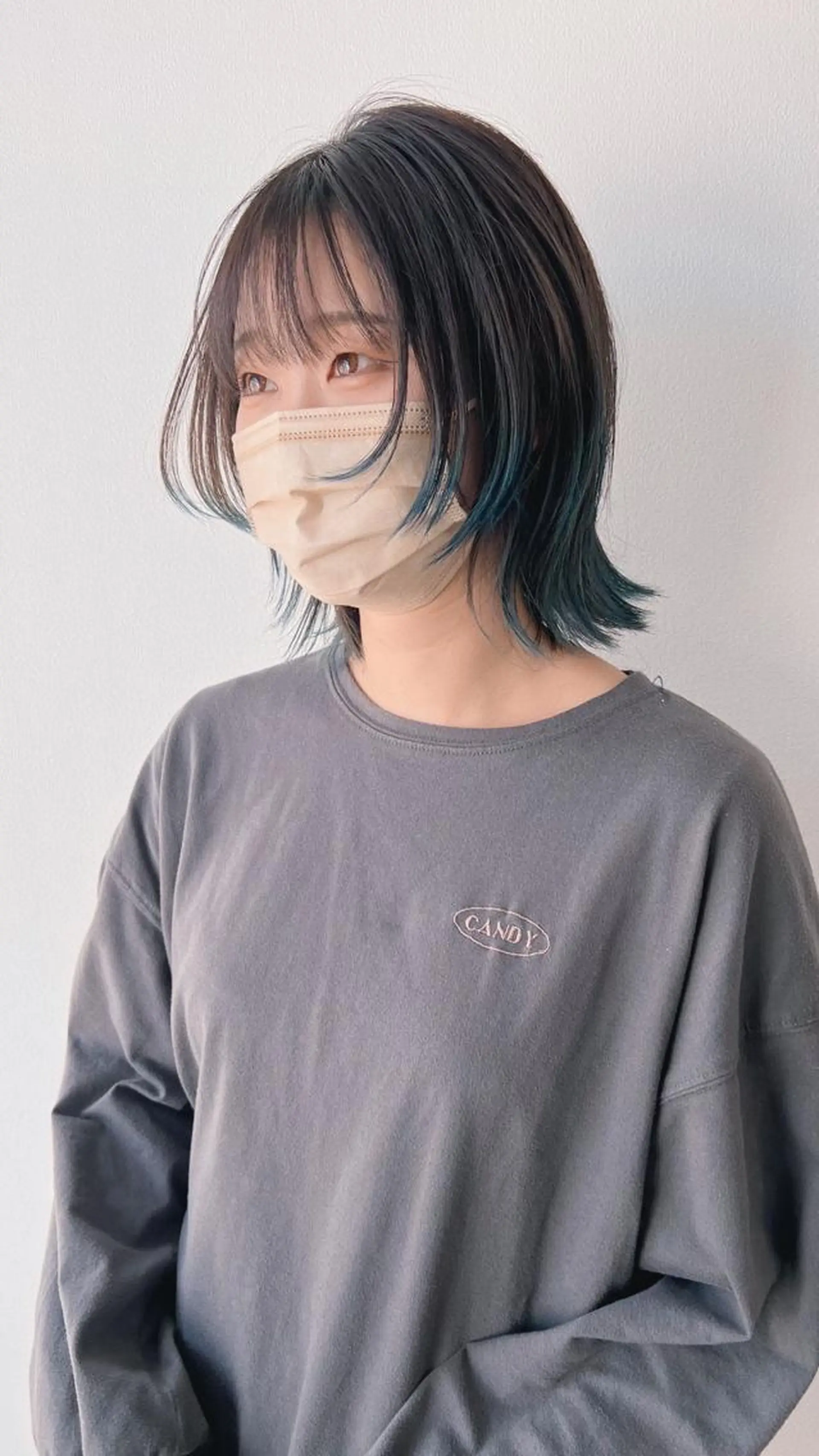 ミディアム カラー ヨシモトリョウ 髪質改善/美髪のヘアスタイル