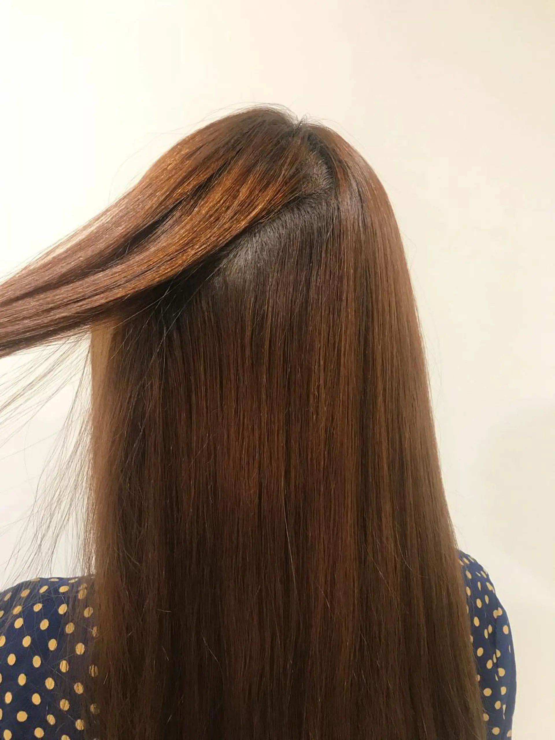 ロング パーマ 暖色カラー🍊 ボブ🌿顔周りcutのヘアスタイル