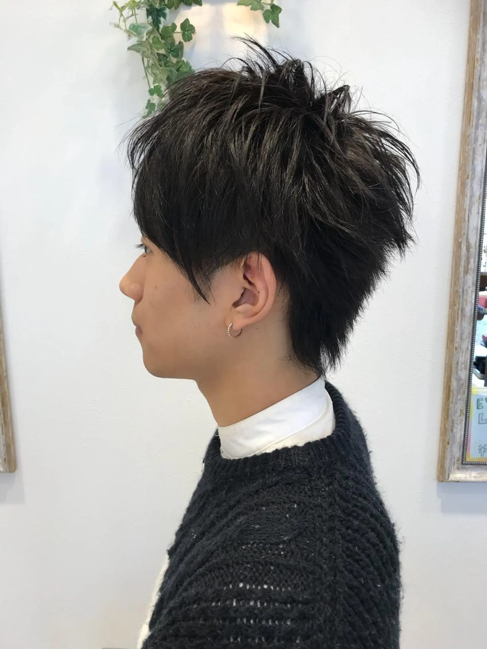 メンズ ツーブロック カット ヘアカラー 中野 克也のヘアスタイル