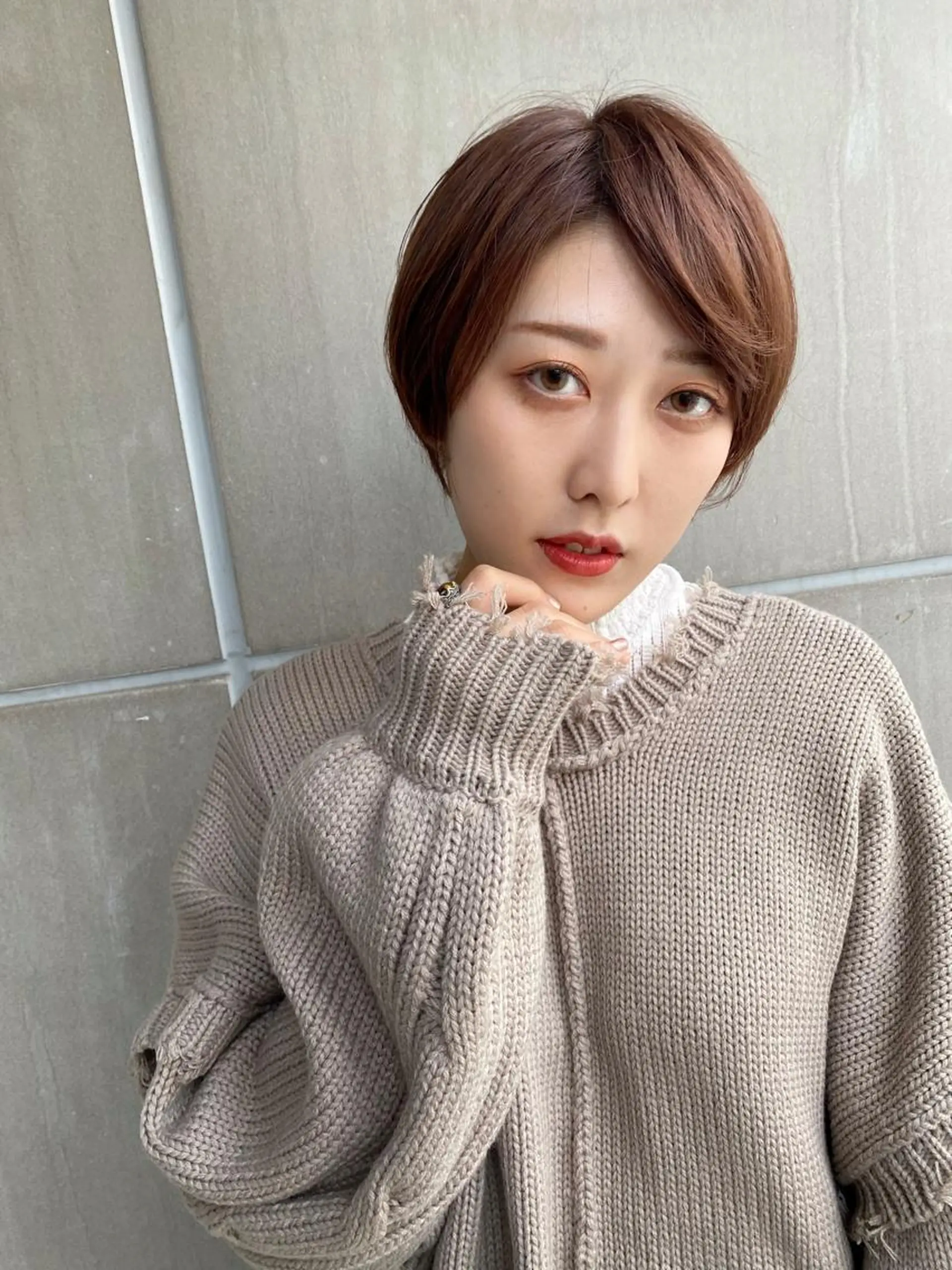 ショート ショートヘア カット ヘアカラー トリートメント たなか ちあきのヘアスタイル