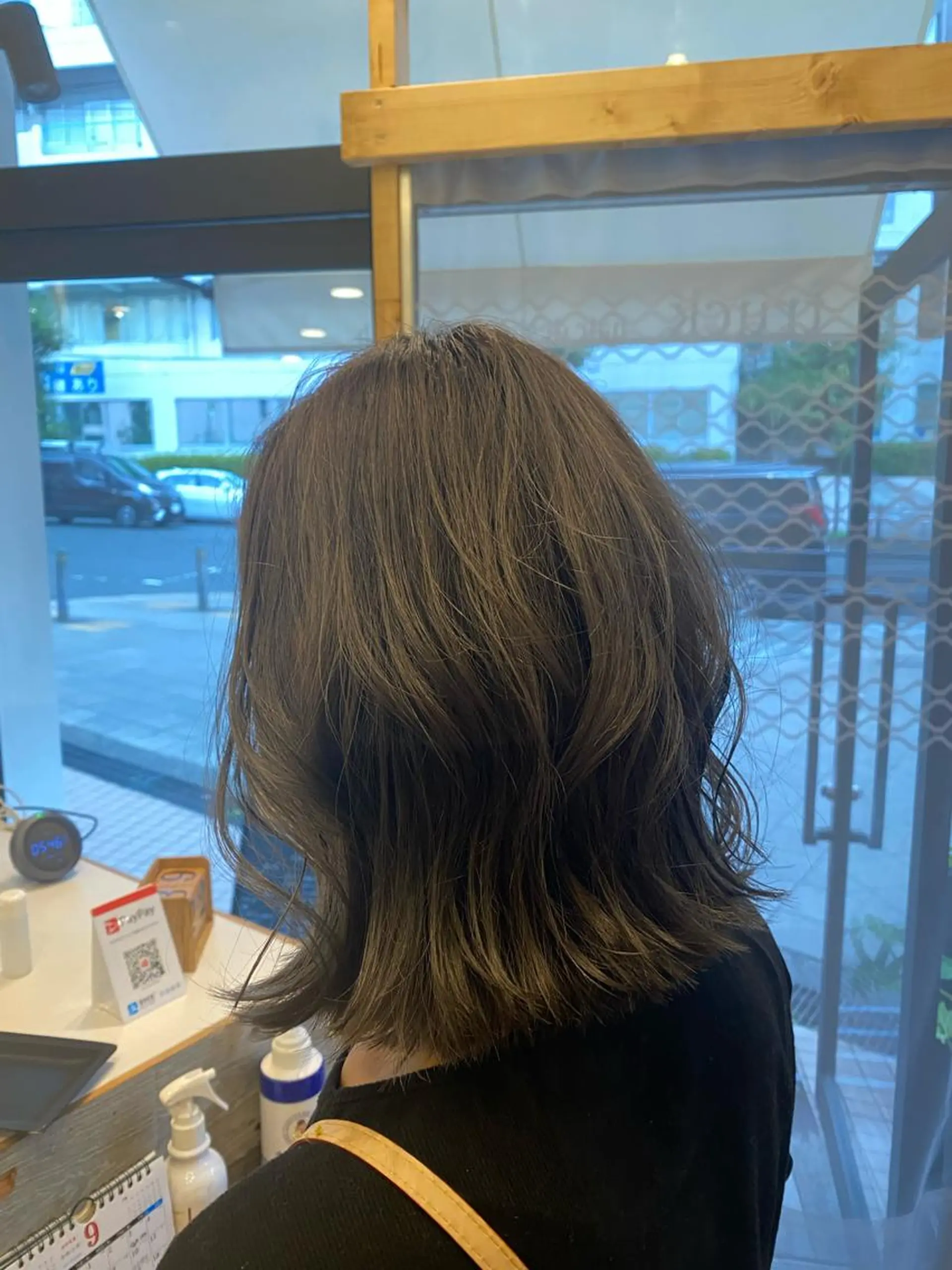 ミディアム カラー 髪質改善 大内翔太のヘアスタイル