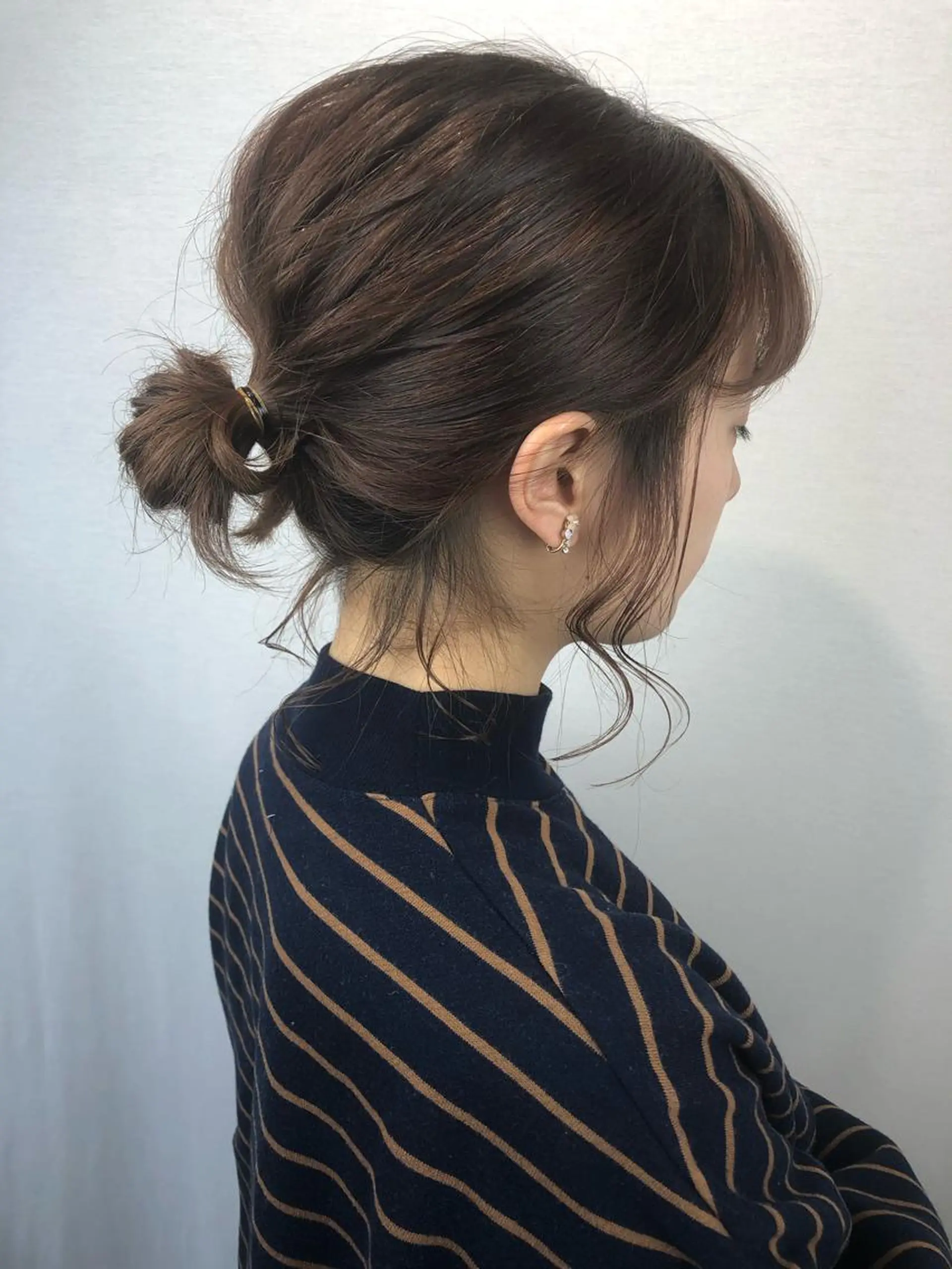 ショート カラー ブラウンカラー ダブルカラー ピンクカラー ピンクブラウン ボブ 🤍2nd🤍田所 美希のヘアスタイル