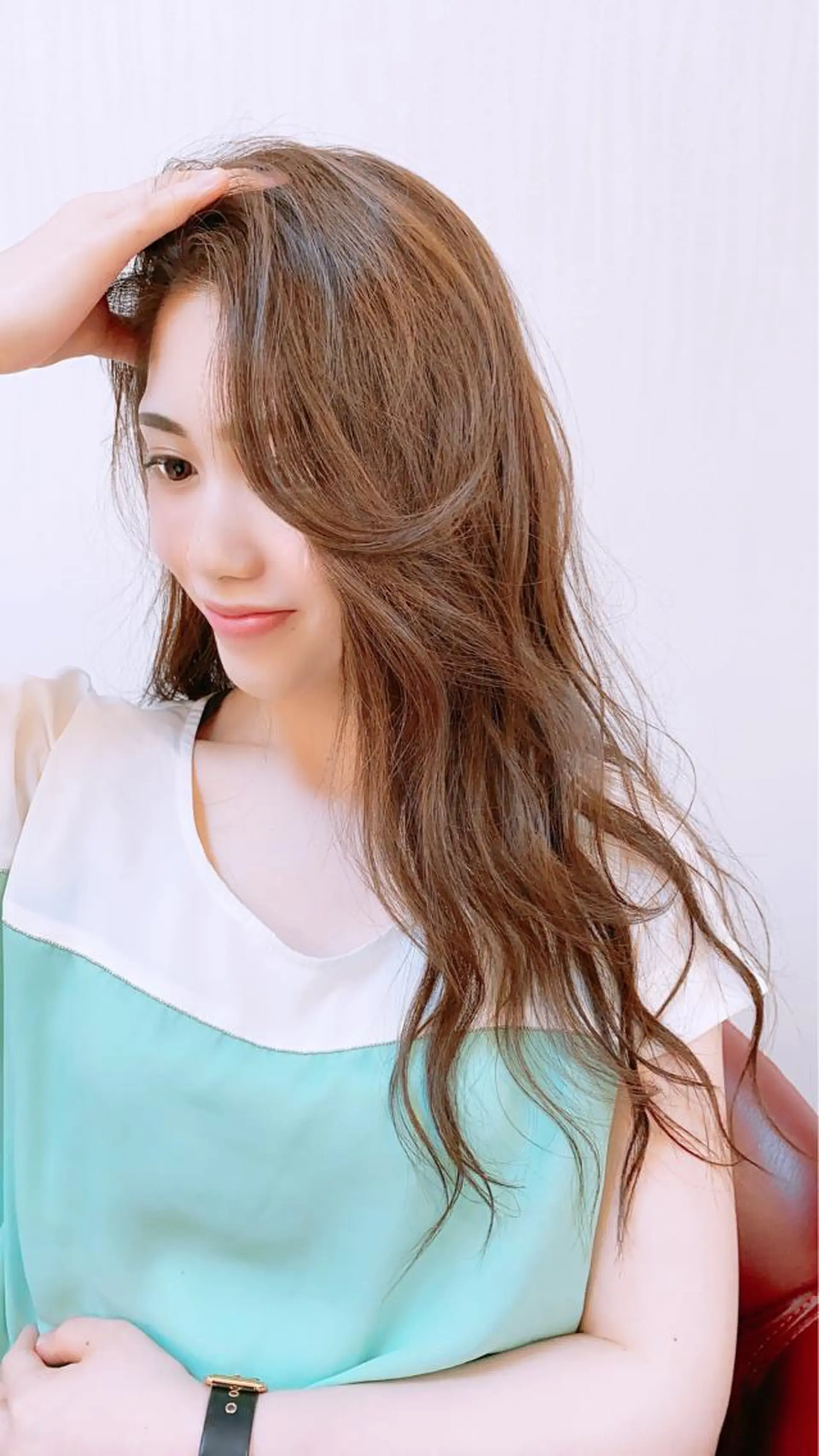 ロング カラー アディクシーカラー カット ヘアカラー トリートメント YURI ✨のヘアスタイル