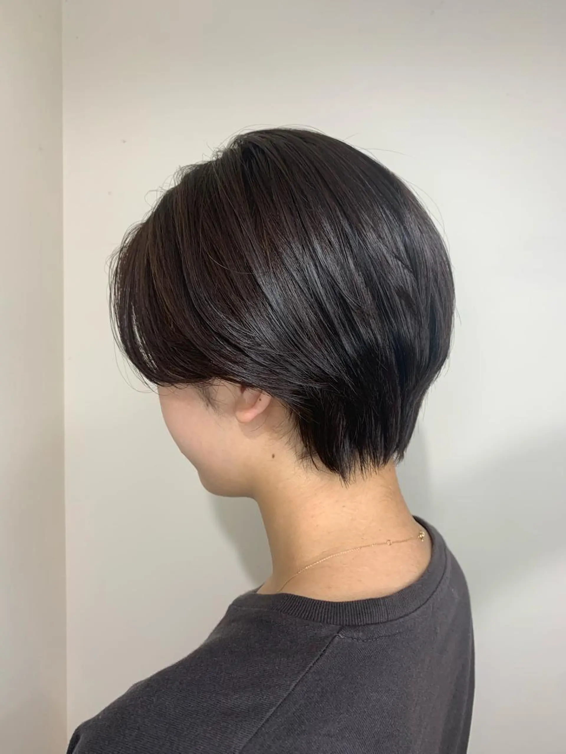 ショート ハイライト✖️ 暗髪🤎Nahoのヘアスタイル