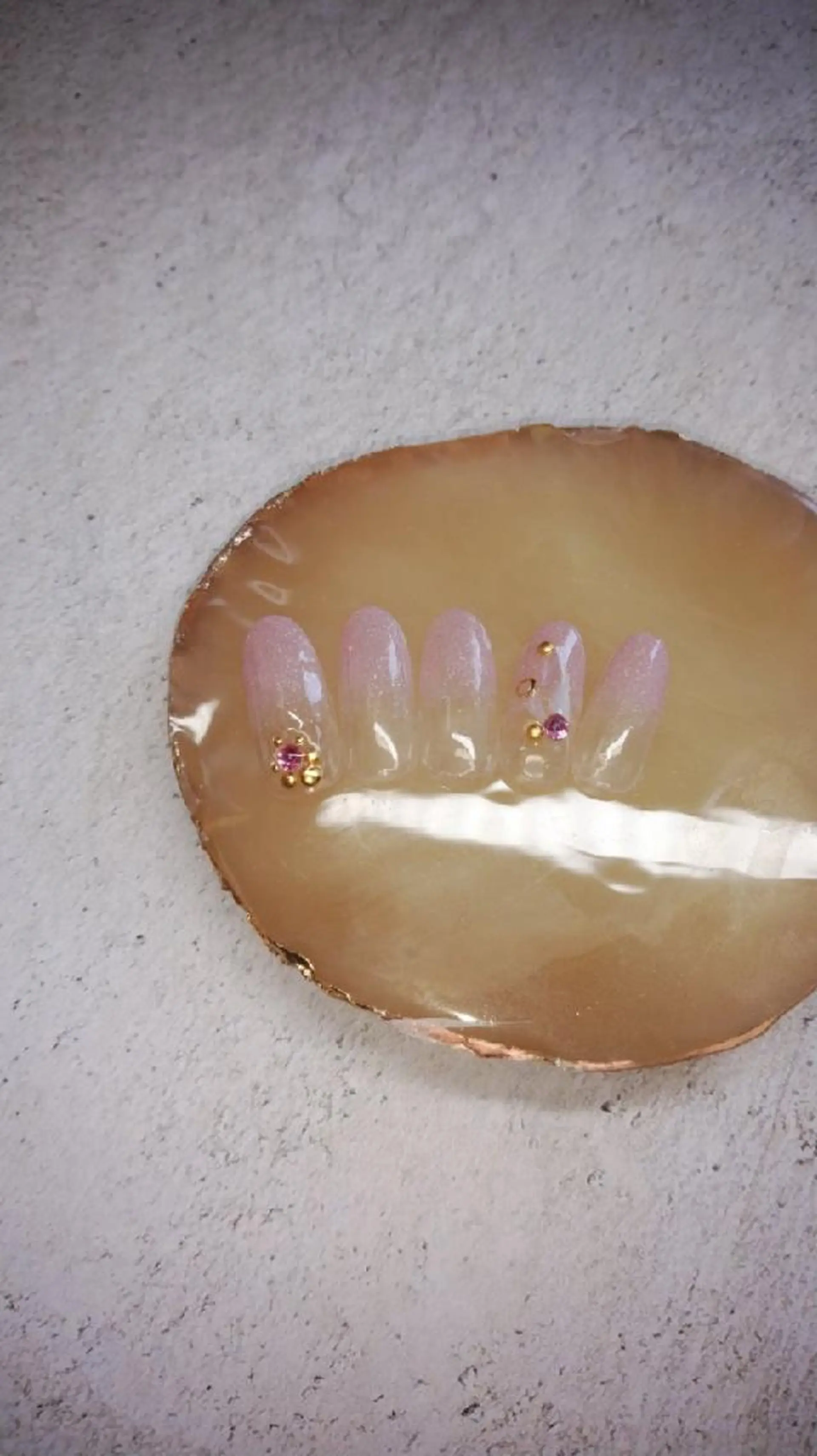 ネイル グラデーション ラメ(グリッター) ラメグラデーション シンプルネイル Nail salon Yuliyのネイルデザイン